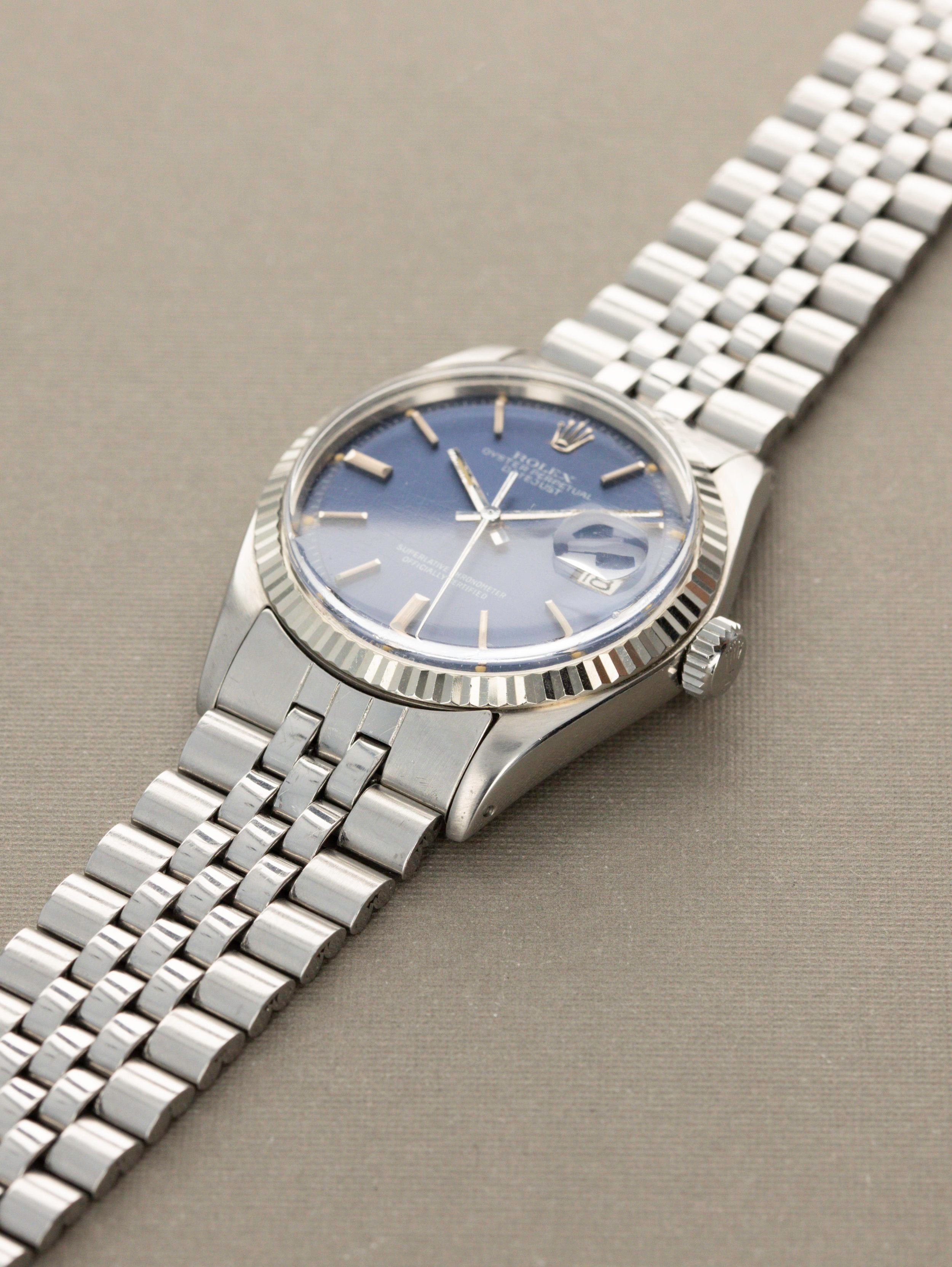 Rolex Datejust Ref. 1601 - Blue Sigma Dial