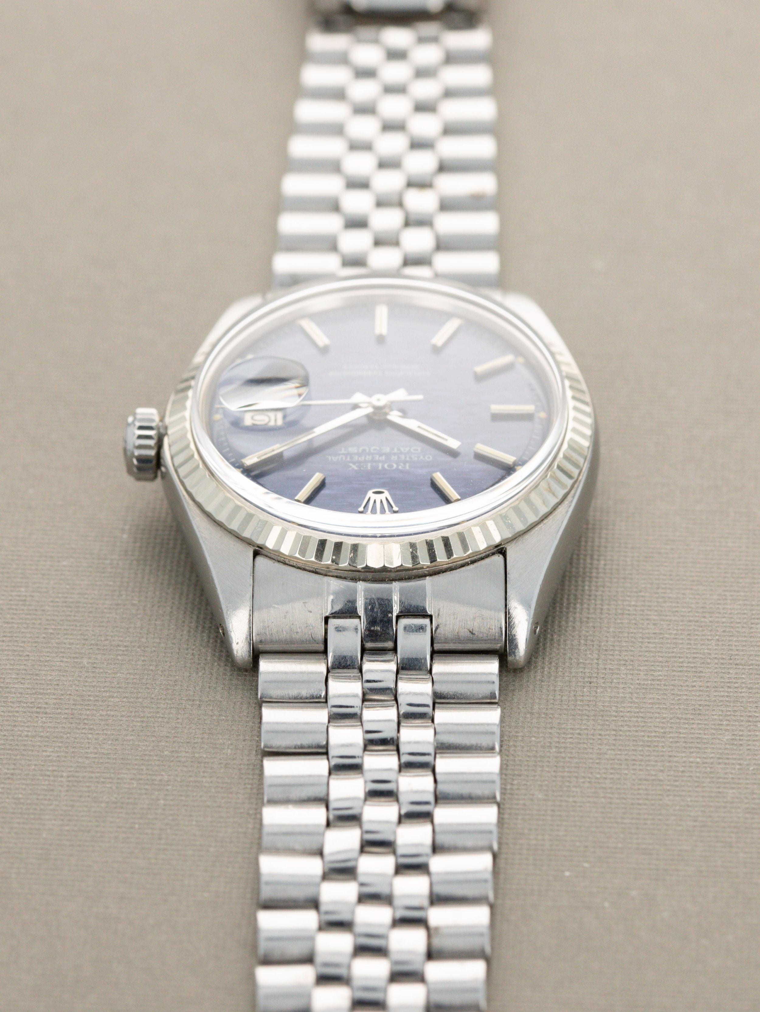 Rolex Datejust Ref. 1601 - Blue Mosaic Dial