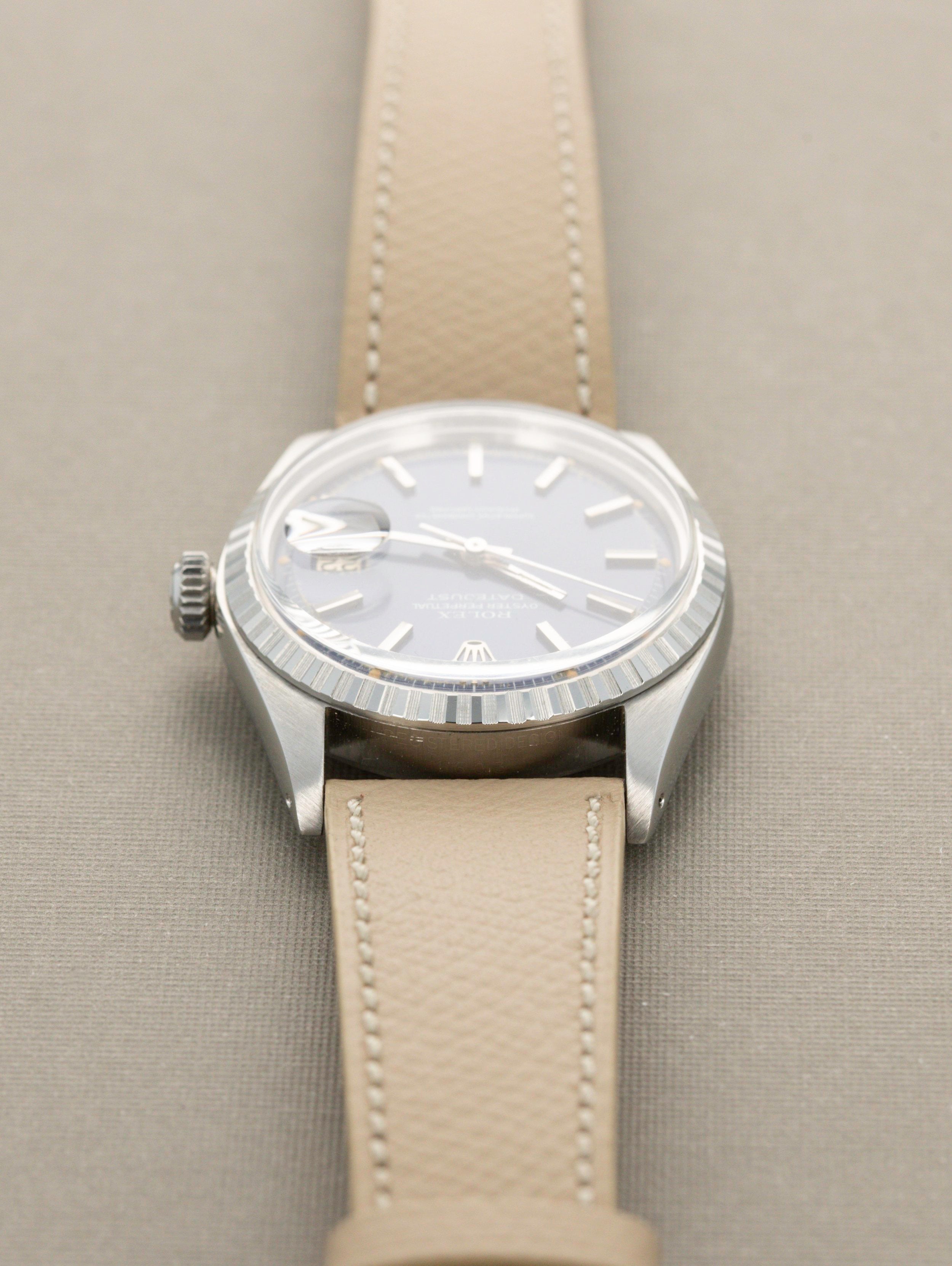 Rolex Datejust Ref. 1603 - Blue Sunburst Dial - Near Unworn