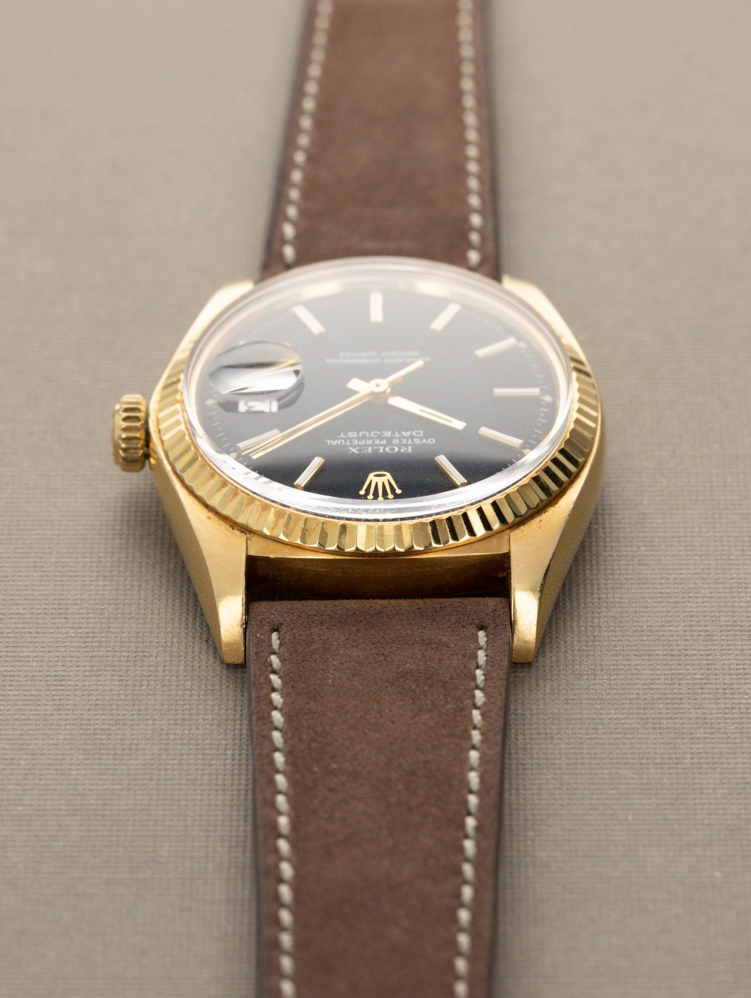 Rolex Datejust Ref. 1601 18k Confetti W/ Papers