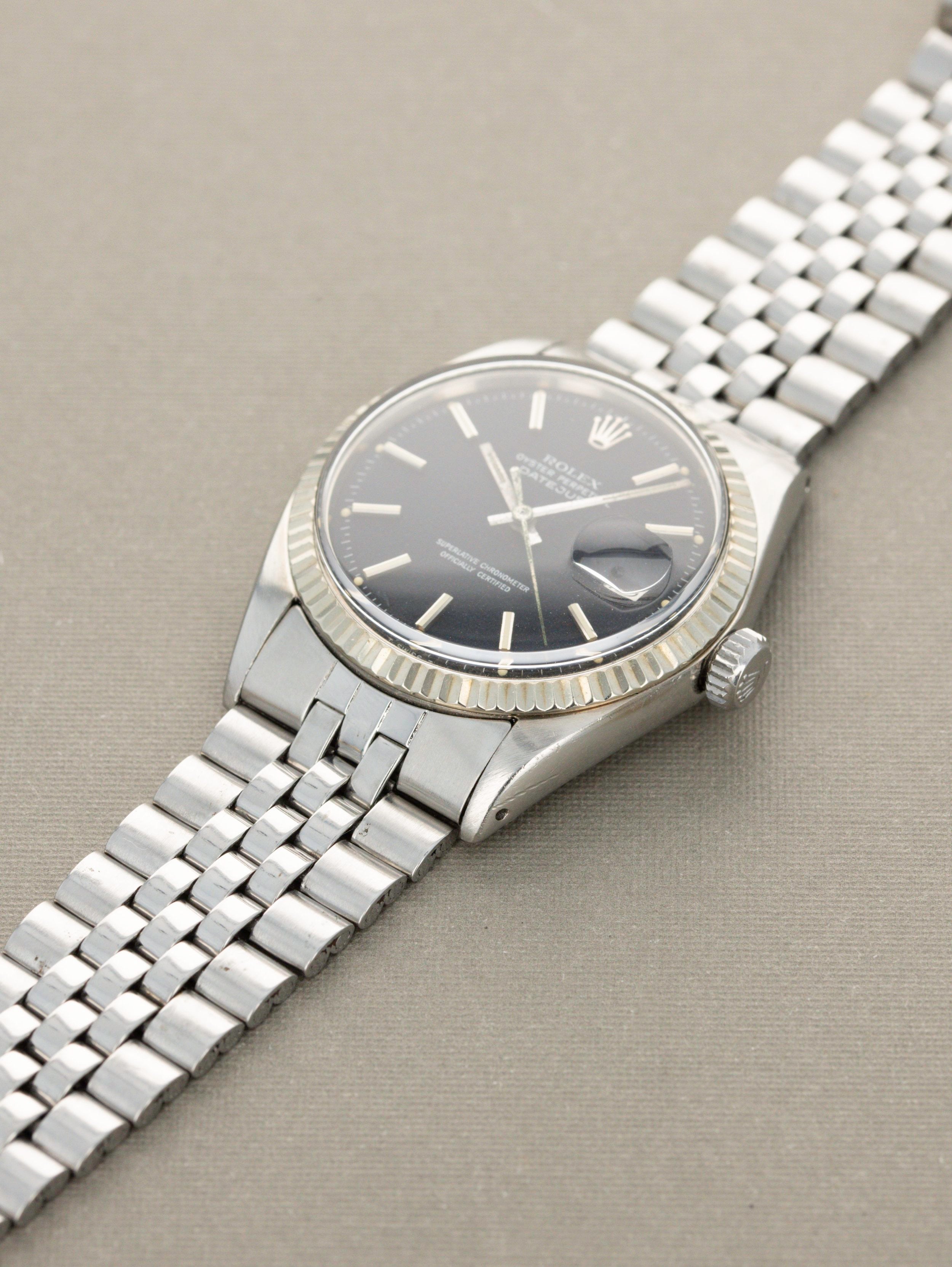 Rolex Datejust Ref. 1601 - Black 'Confetti' Dial