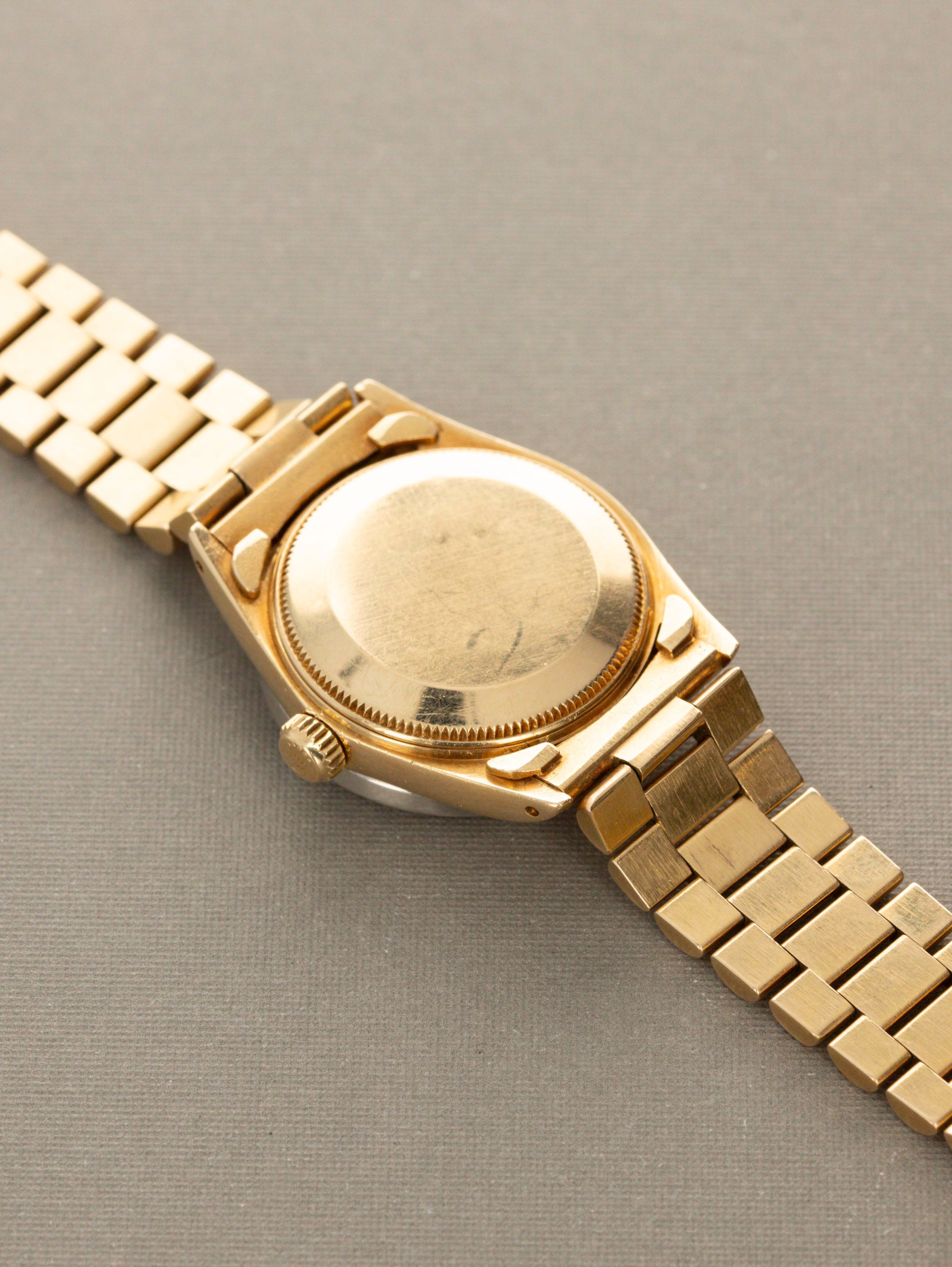 Rolex Datejust 'Midsize' Ref. 6828 - Factory Pave Diamond Dial & Bezel