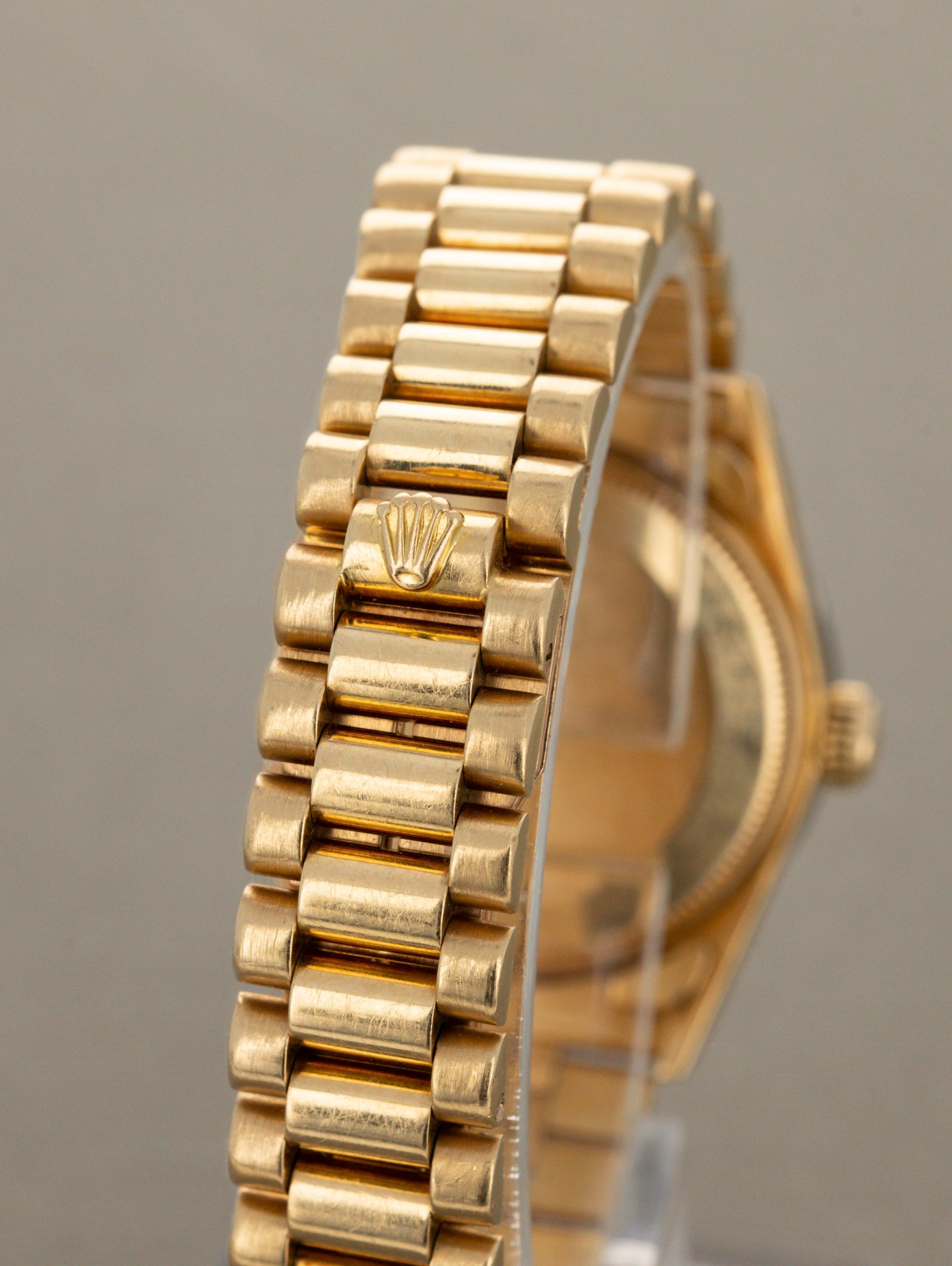 Rolex Datejust 'Midsize' Ref. 6828 - Factory Pave Diamond Dial & Bezel