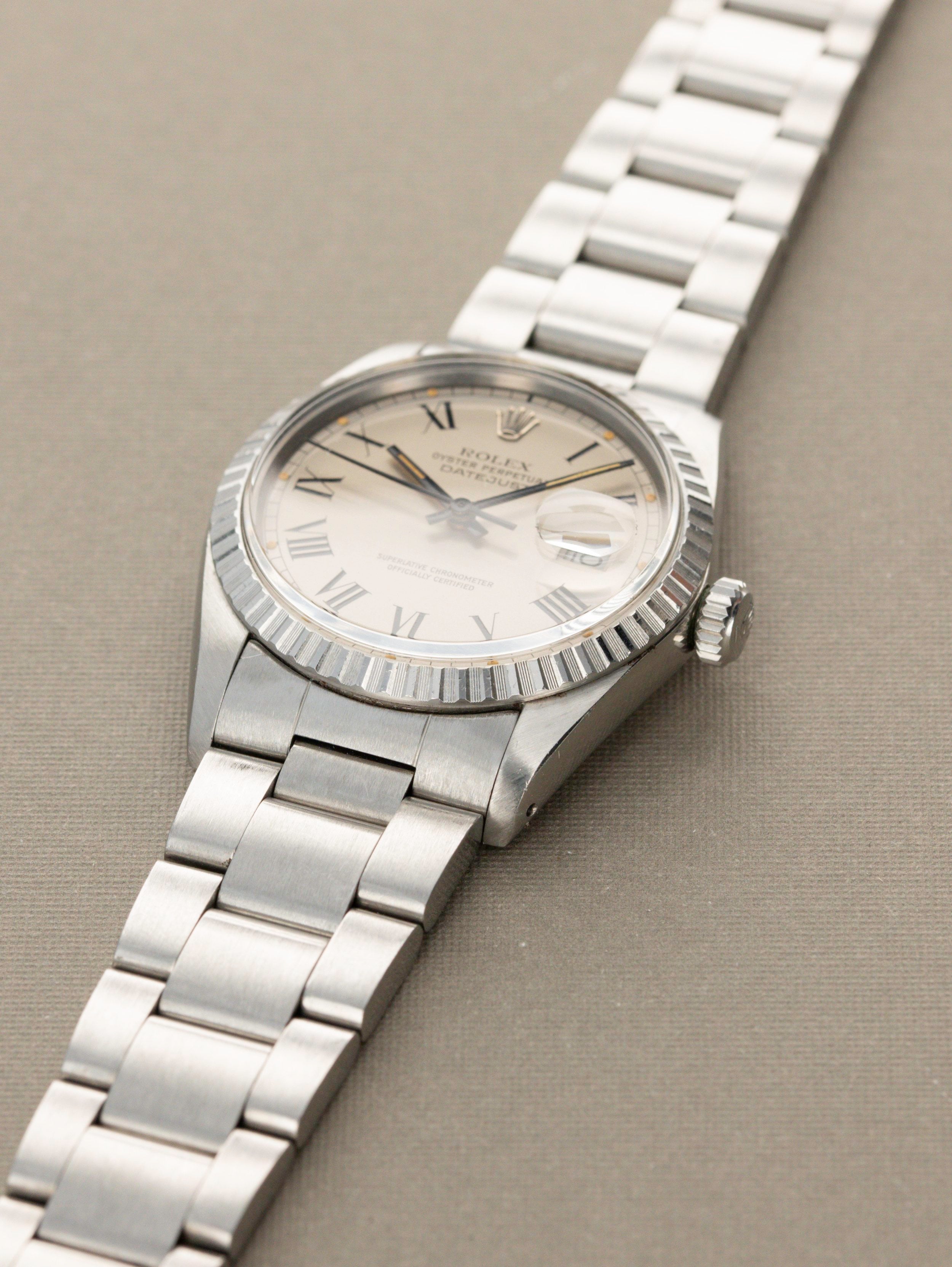 Rolex Datejust Ref. 16030 Grey Buckley Pumpkin