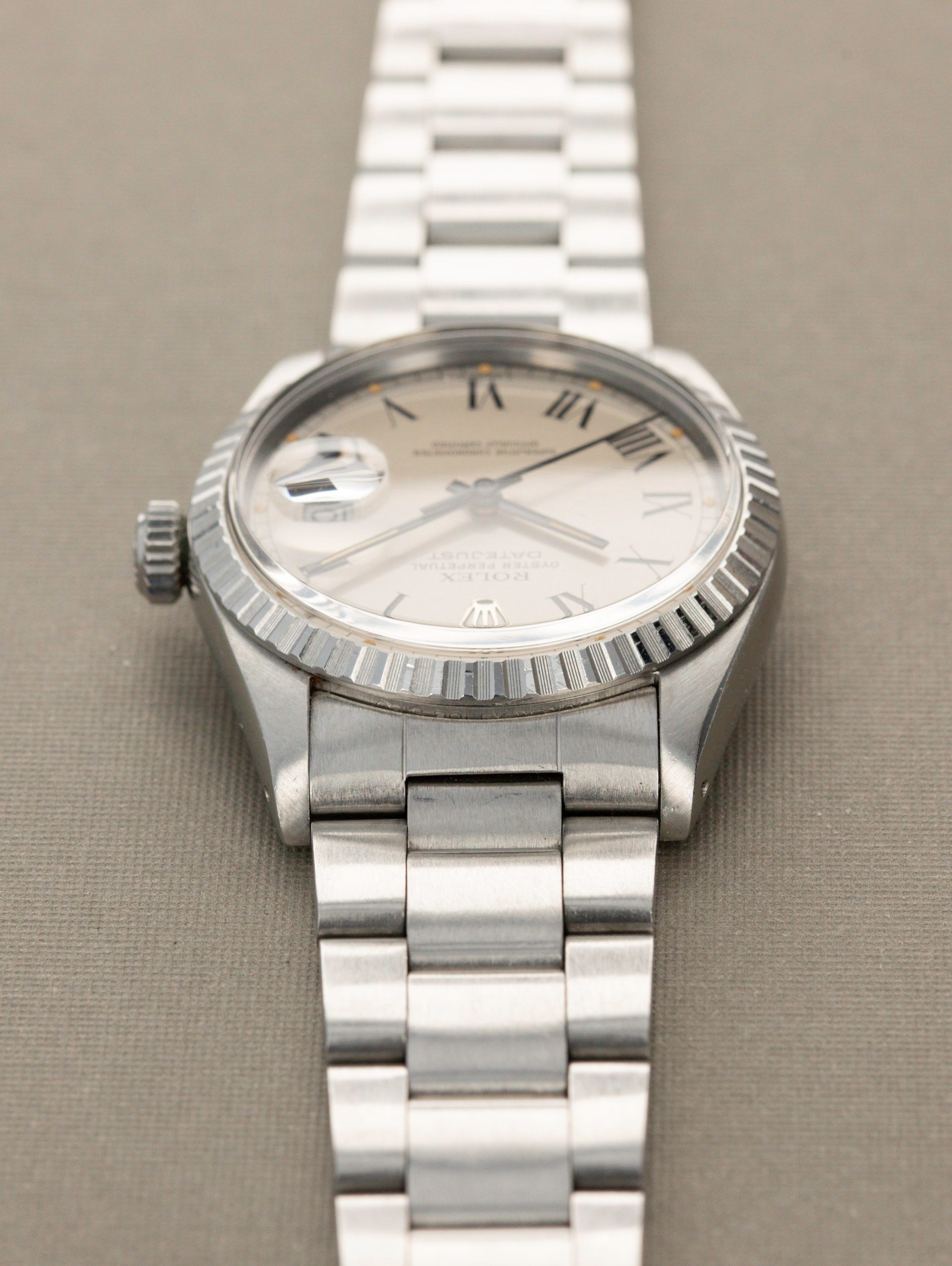 Rolex Datejust Ref. 16030 Grey Buckley Pumpkin