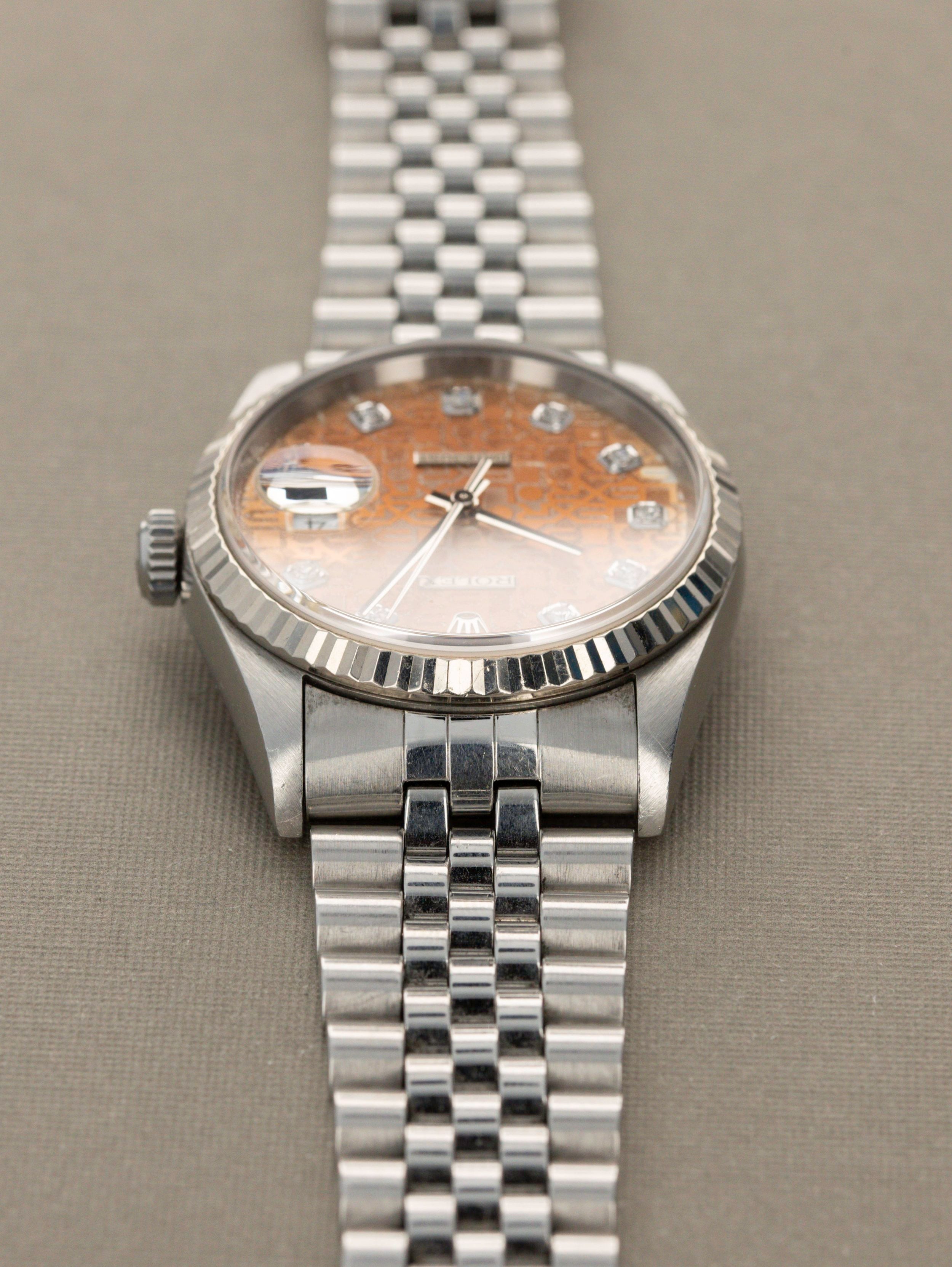 Rolex Datejust Ref. 16234 - Tropical Jubilee Diamond Dial