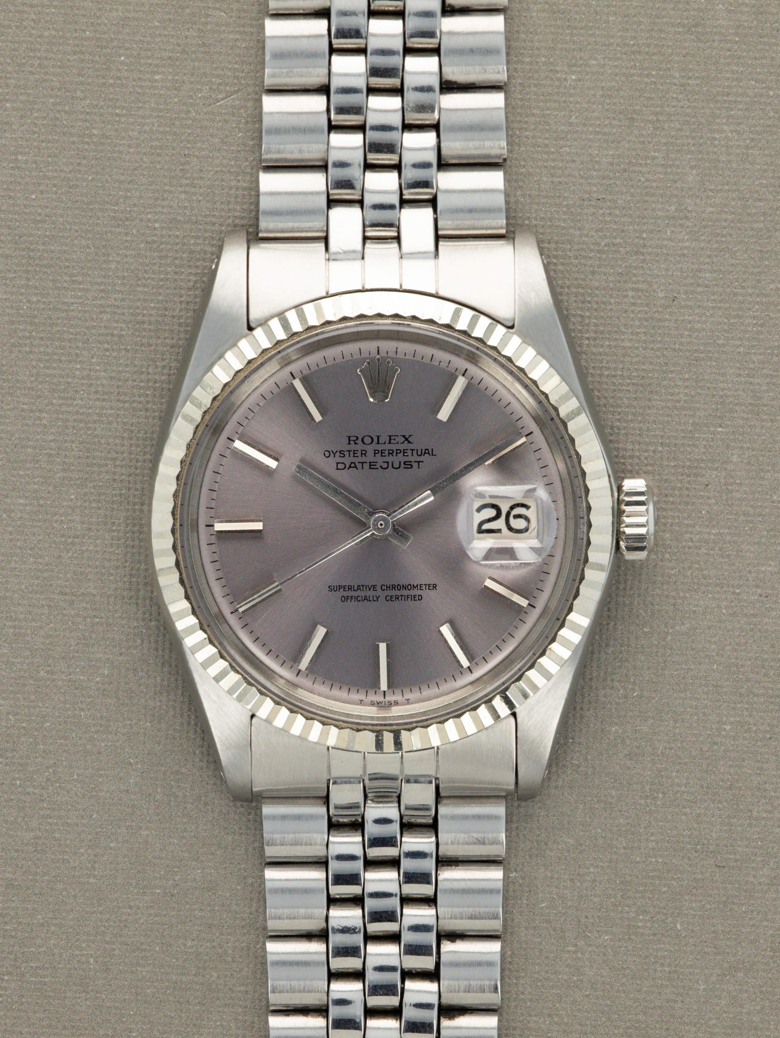 Rolex Datejust Ref. 1601 - No Lume Lavender