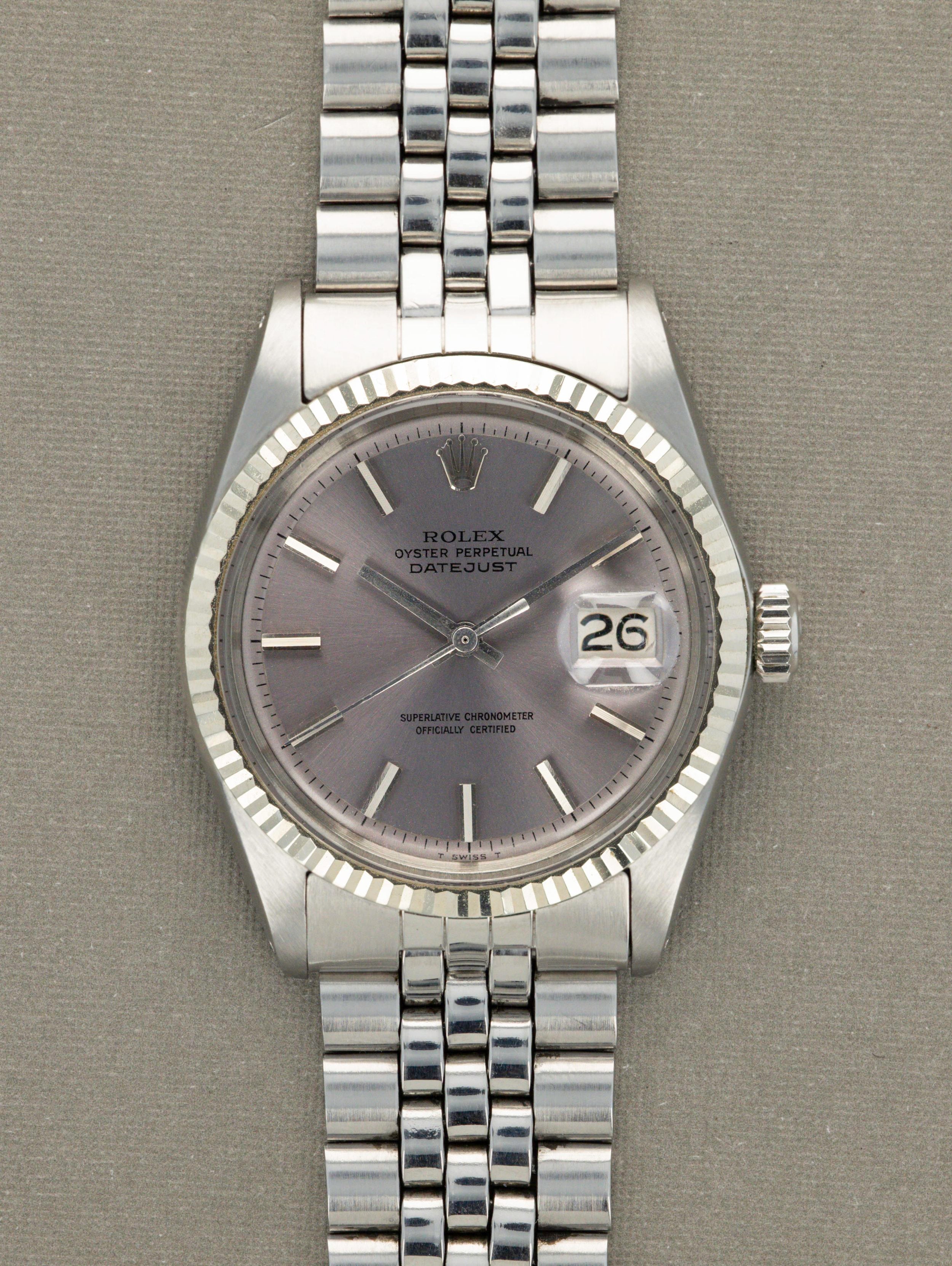 Rolex Datejust Ref. 1601 - No Lume Lavender