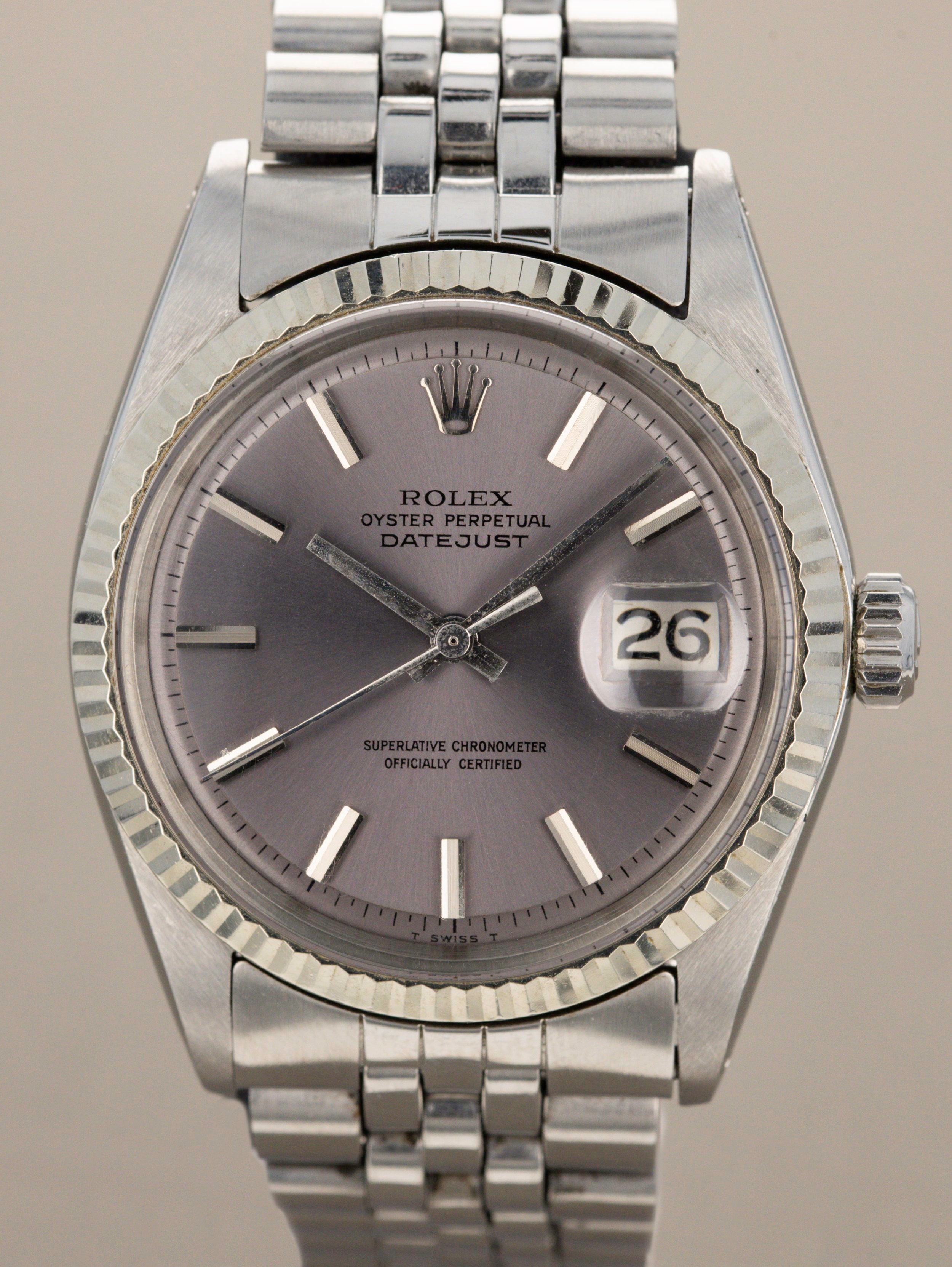 Rolex Datejust Ref. 1601 - No Lume Lavender
