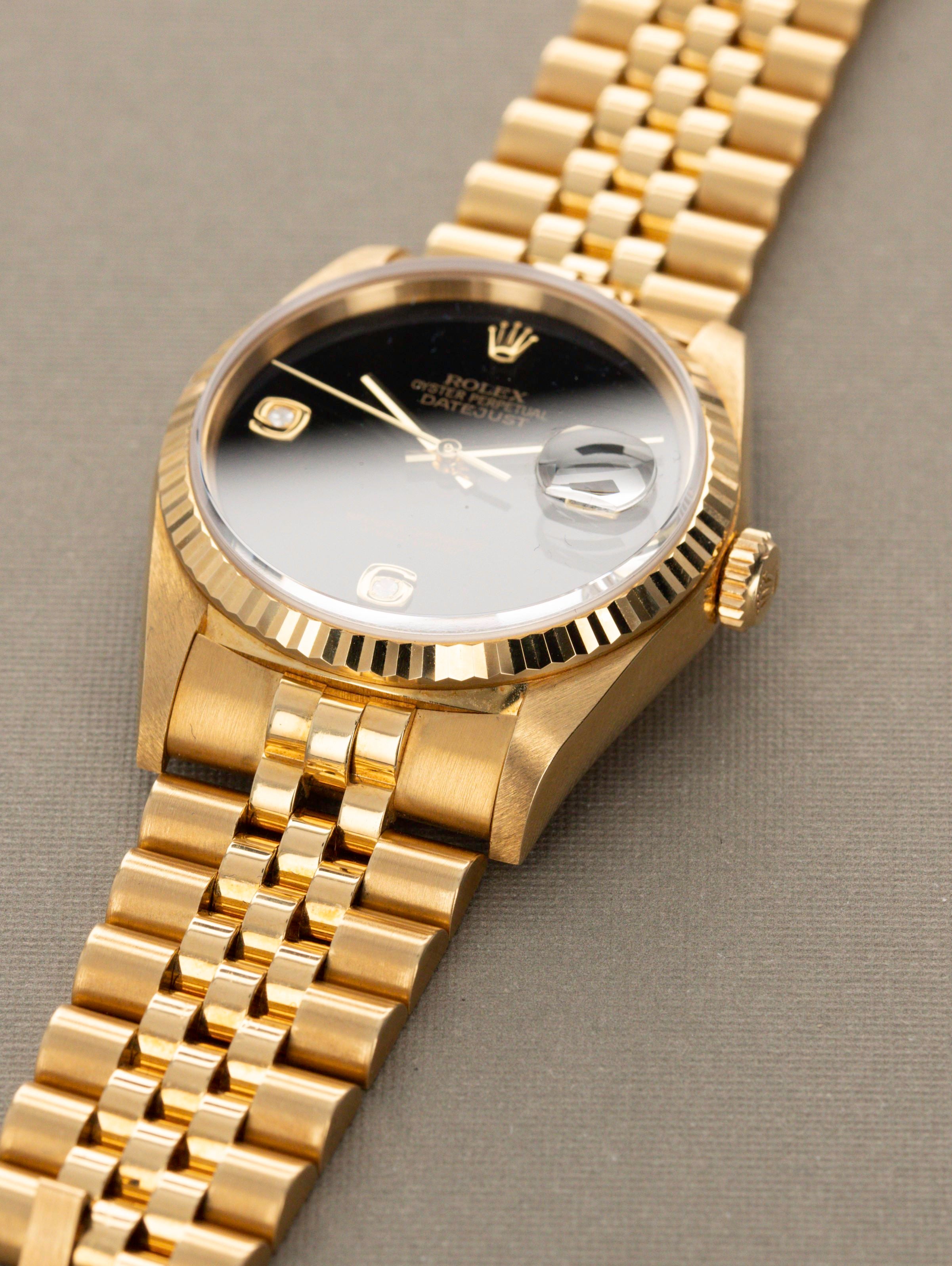 Rolex Datejust Ref. 16238 Onyx New Old Stock