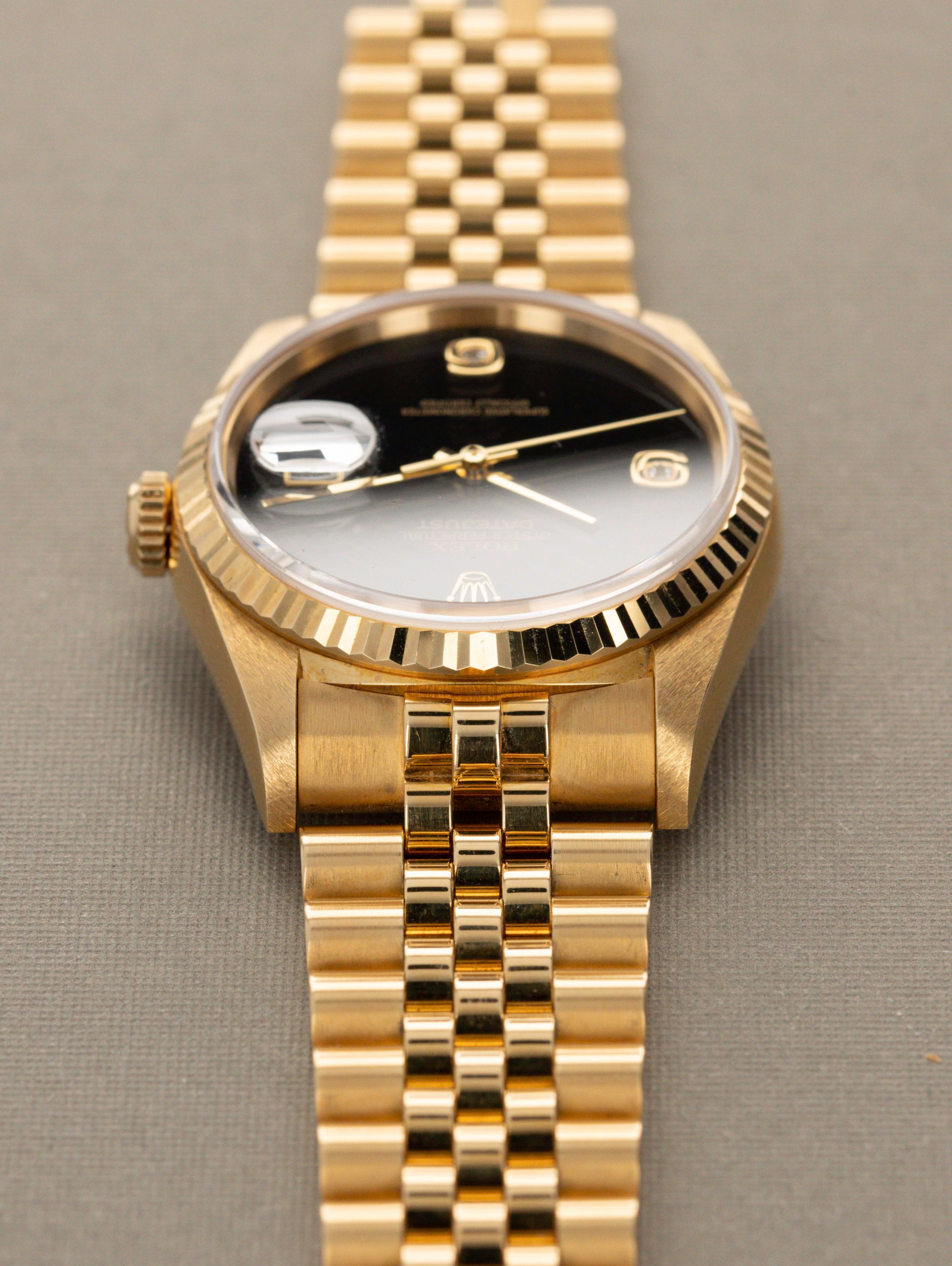 Rolex Datejust Ref. 16238 Onyx New Old Stock