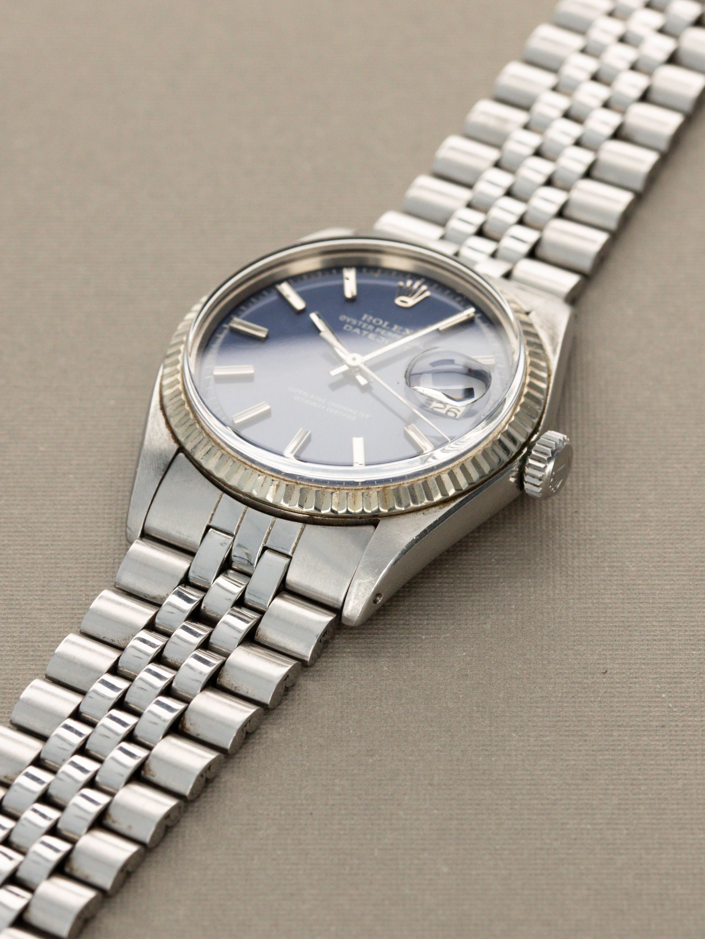 Rolex Datejust Ref. 1601 Blue Dial