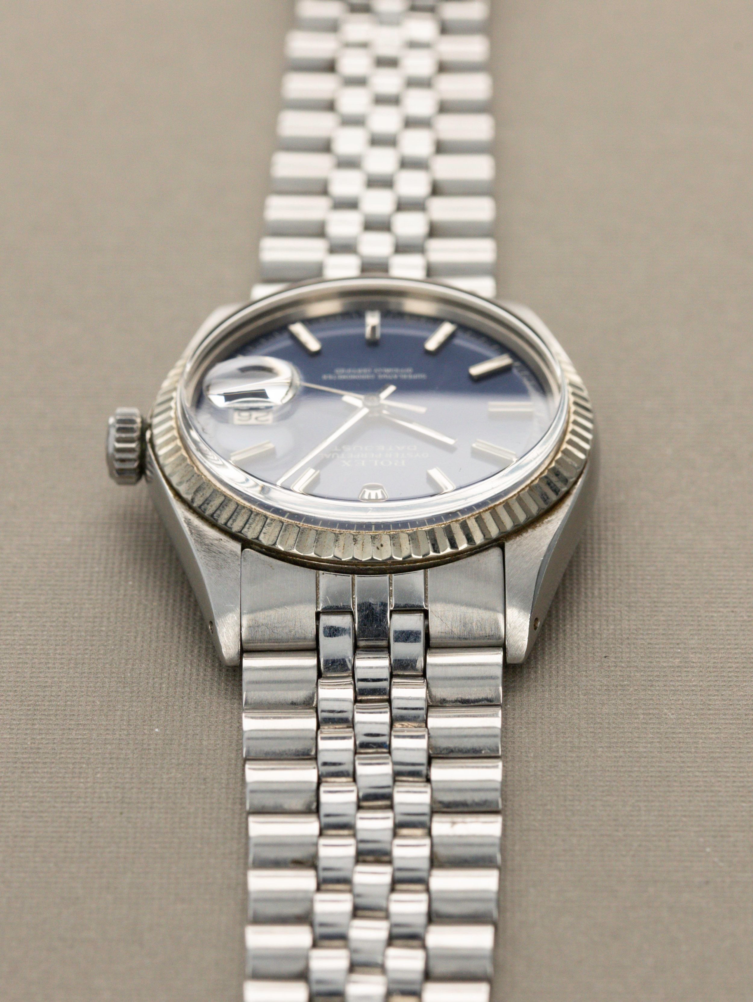 Rolex Datejust Ref. 1601 Blue Dial