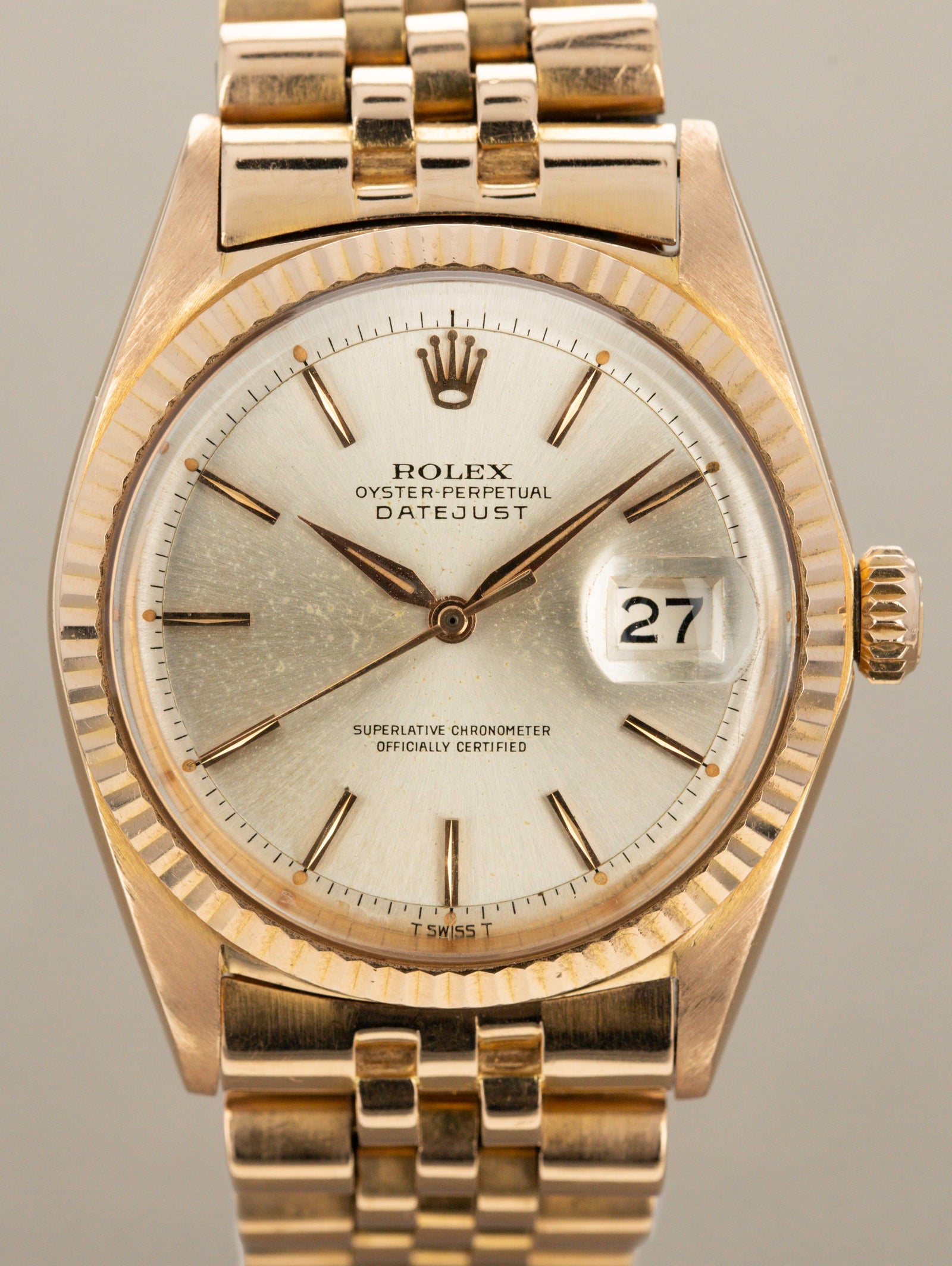 Rolex Datejust Ref. 1601 Rose Gold