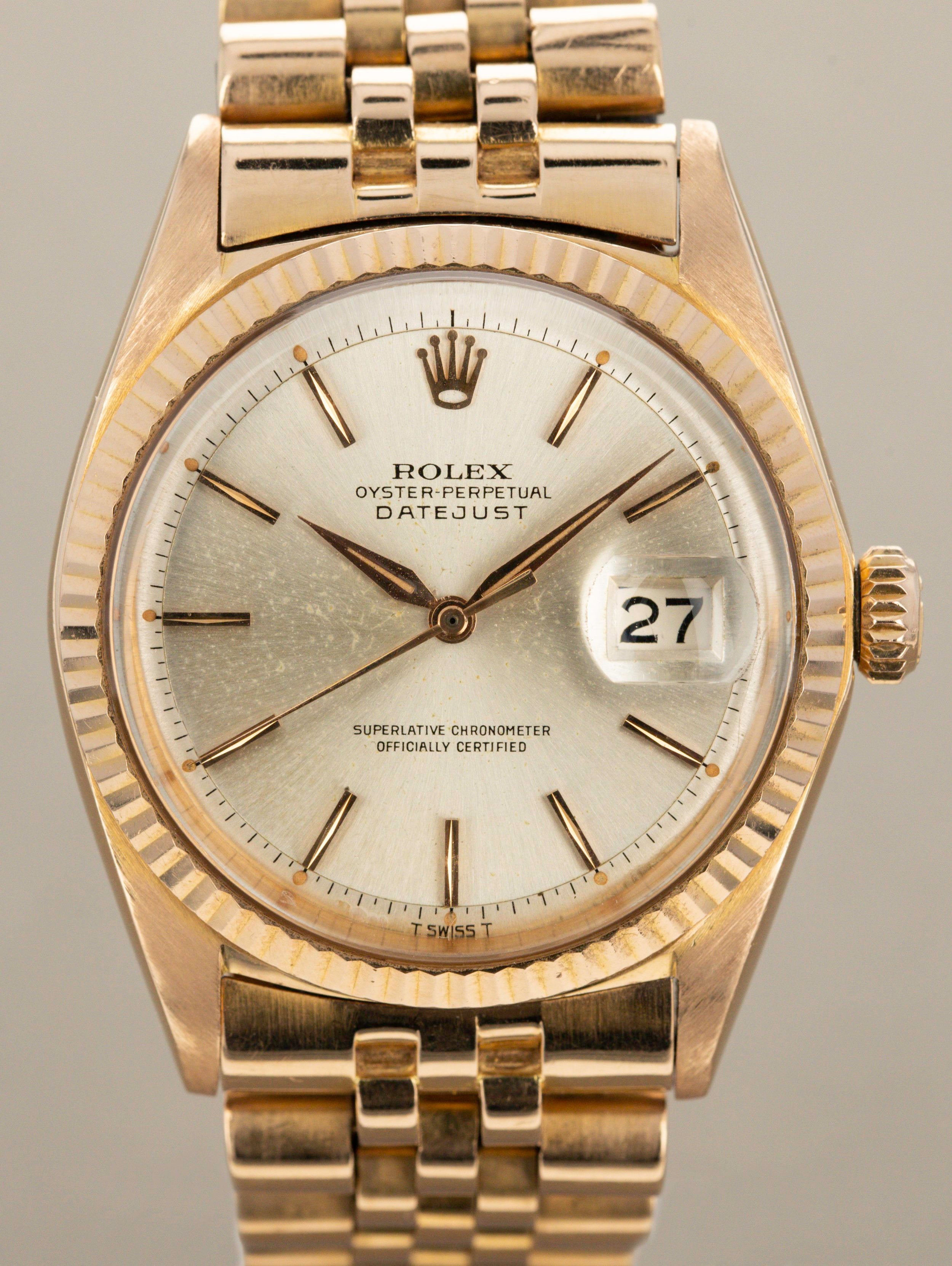 Rolex Datejust Ref. 1601 Rose Gold