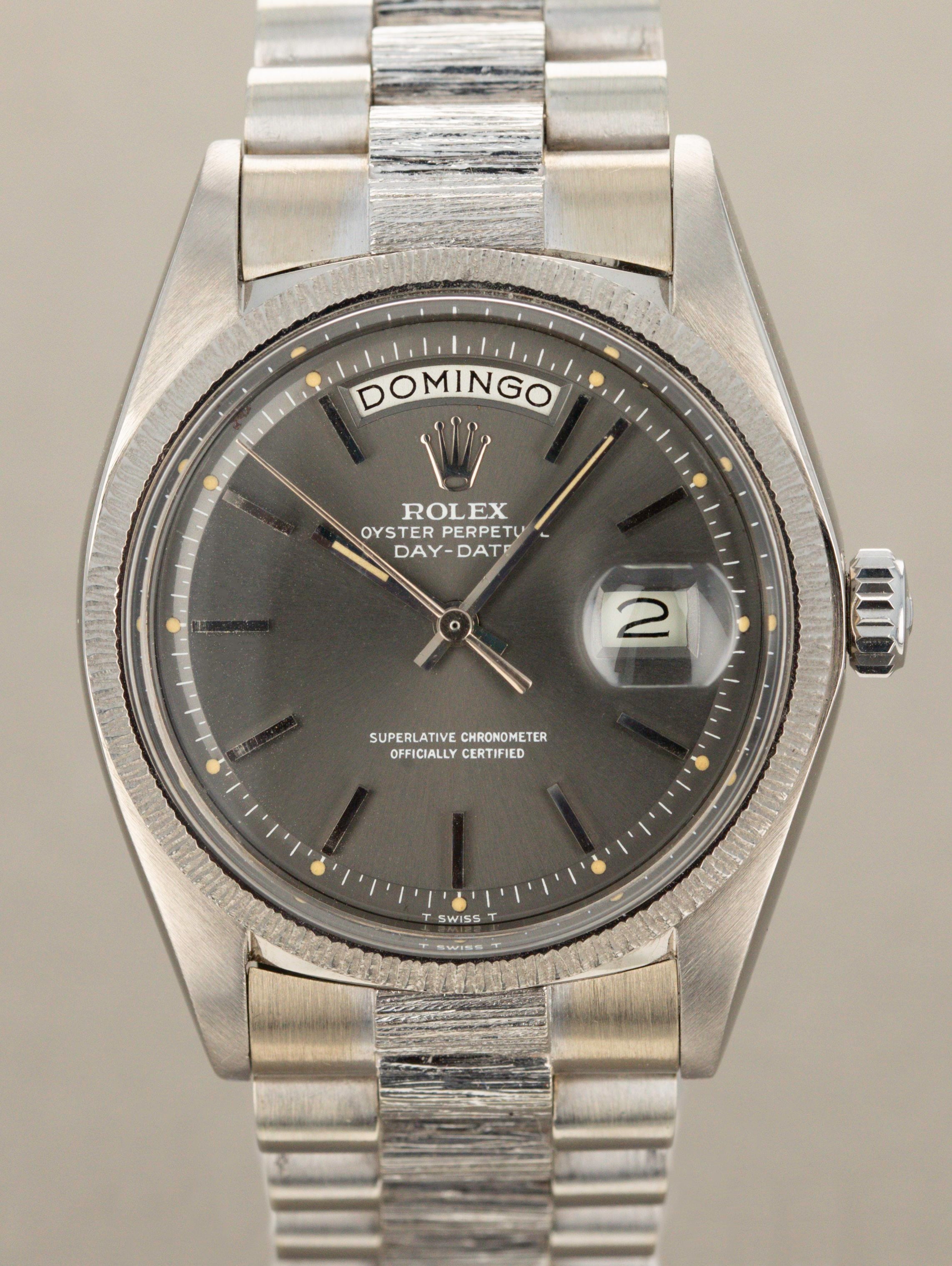 Rolex Day-Date Ref. 1807/9 - White Gold Bark