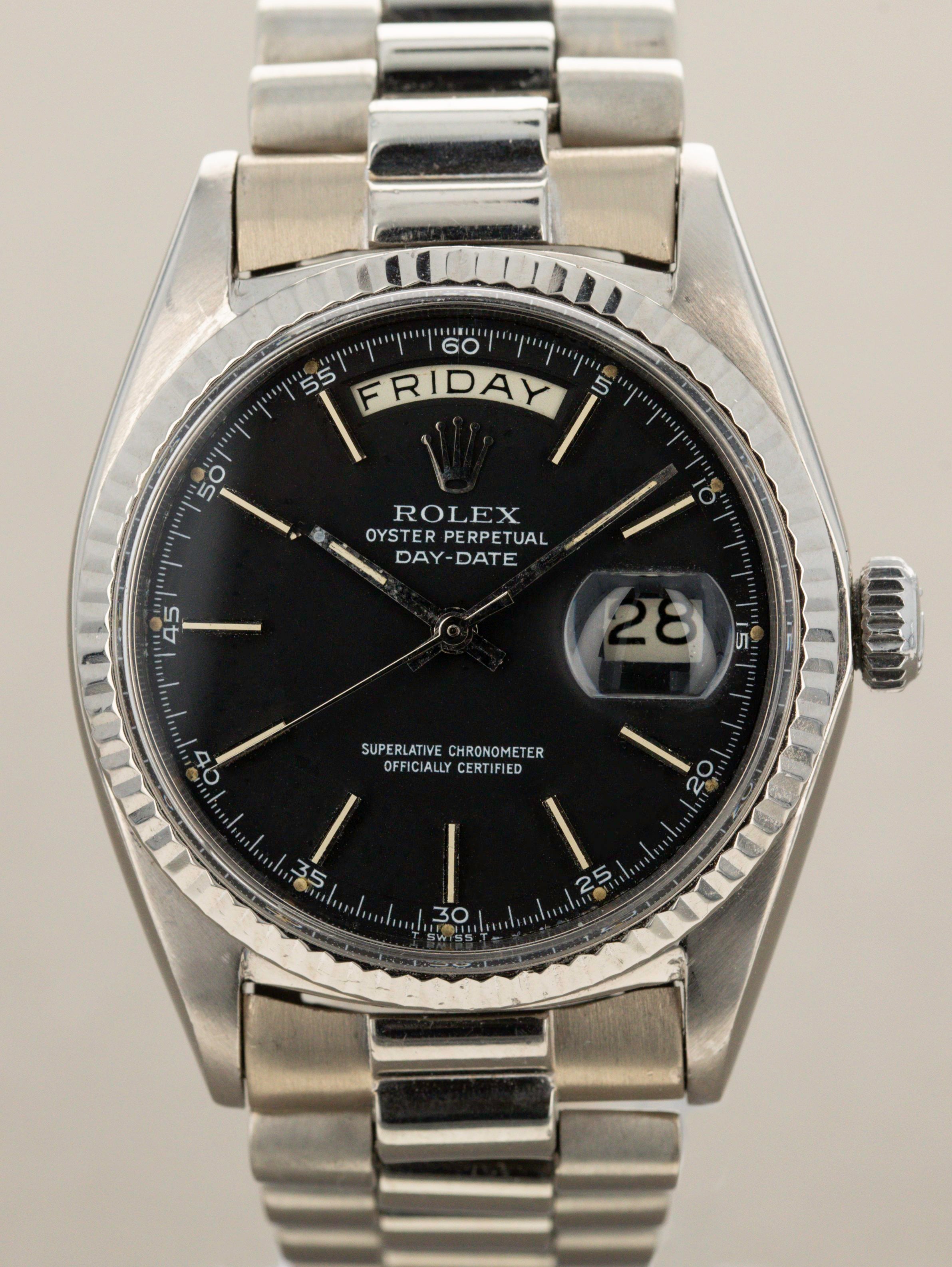 Rolex Day-Date Ref. 1803 - White Gold Black Matte Dial