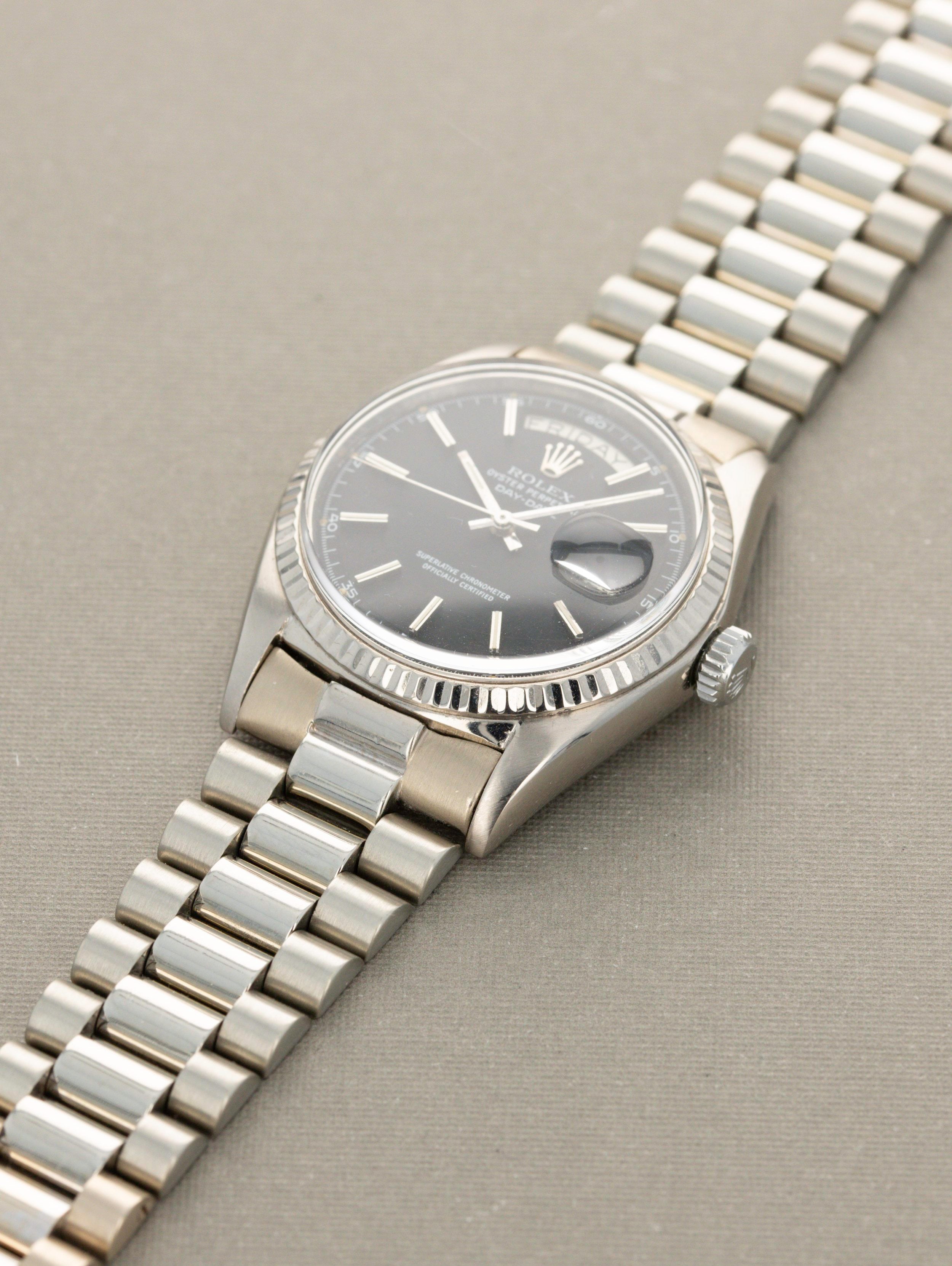 Rolex Day-Date Ref. 1803 - White Gold Black Matte Dial