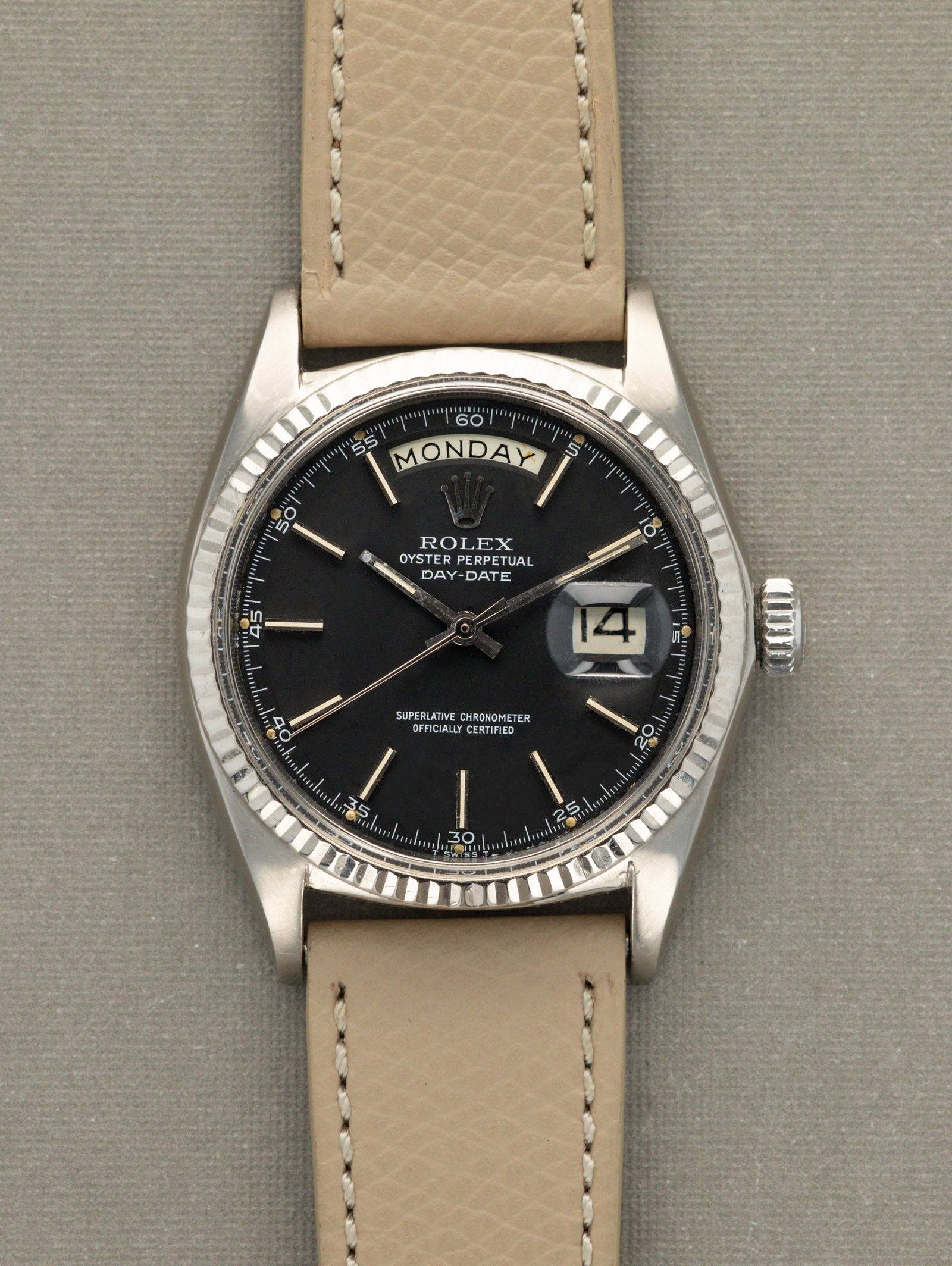 Rolex Day-Date Ref. 1803 - Matte Black Dial