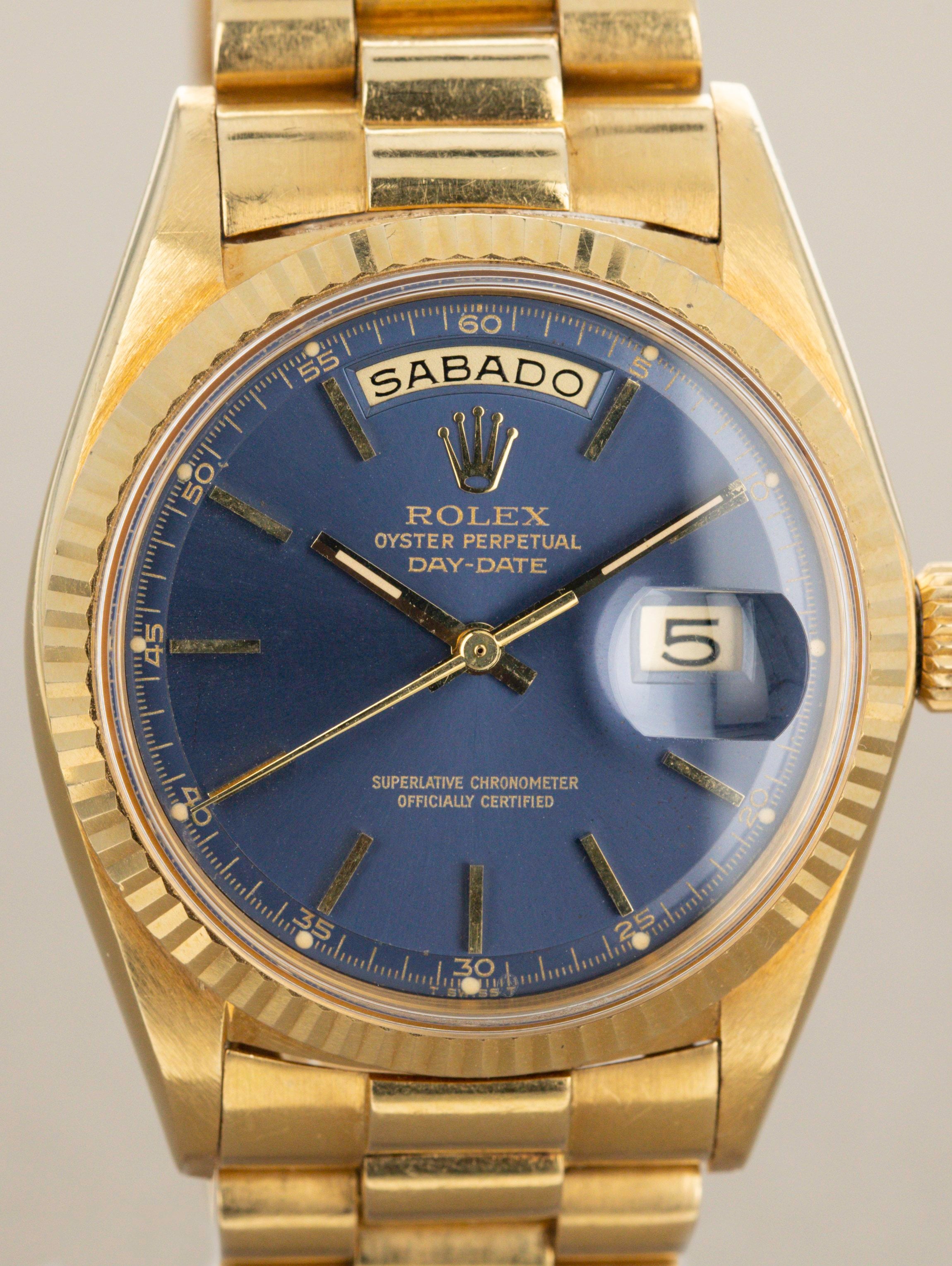 Rolex Day-Date Ref. 1803 Blue