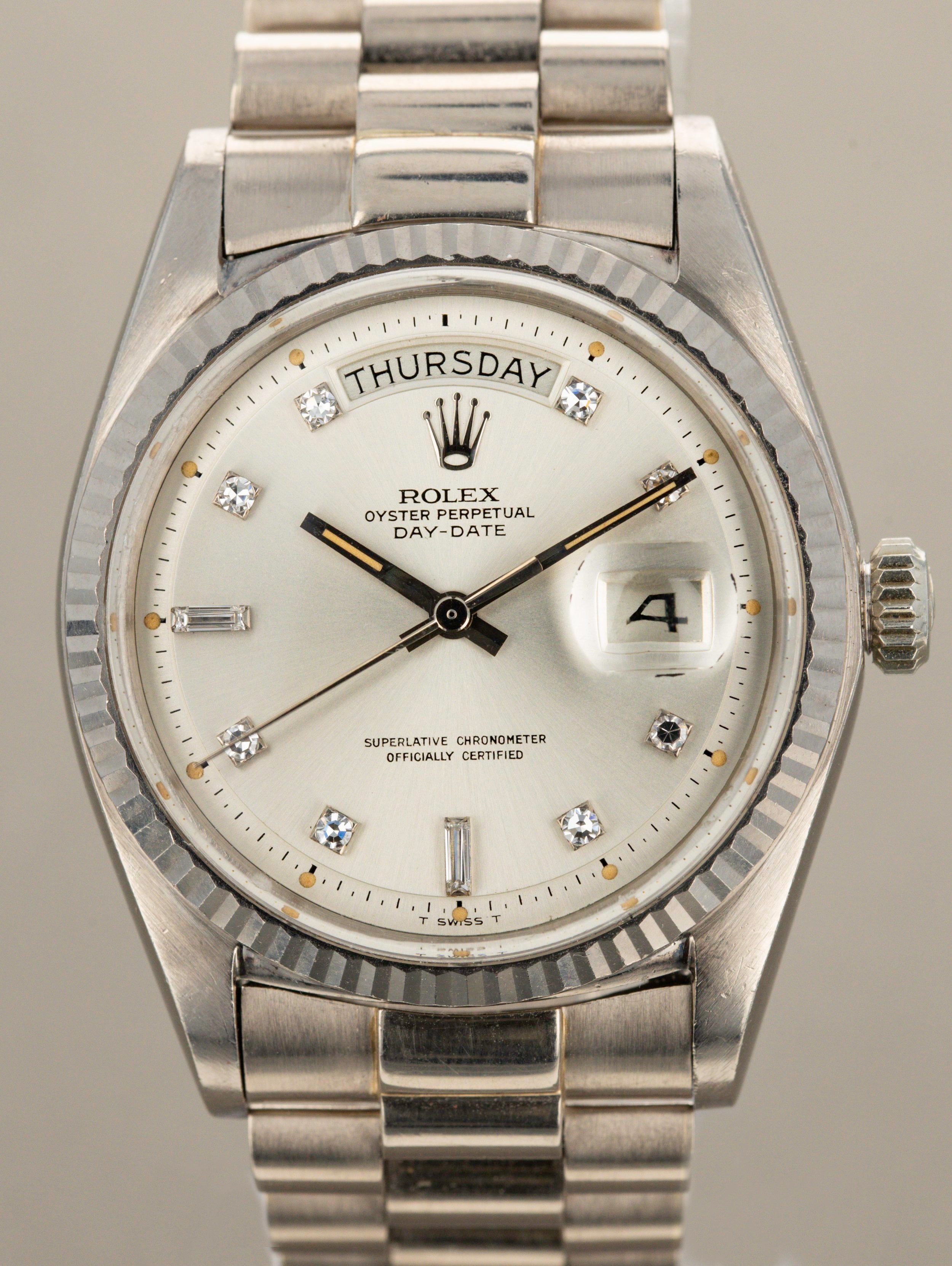 Rolex Day-Date Ref. 1803 - Pumpkin Diamond Dial