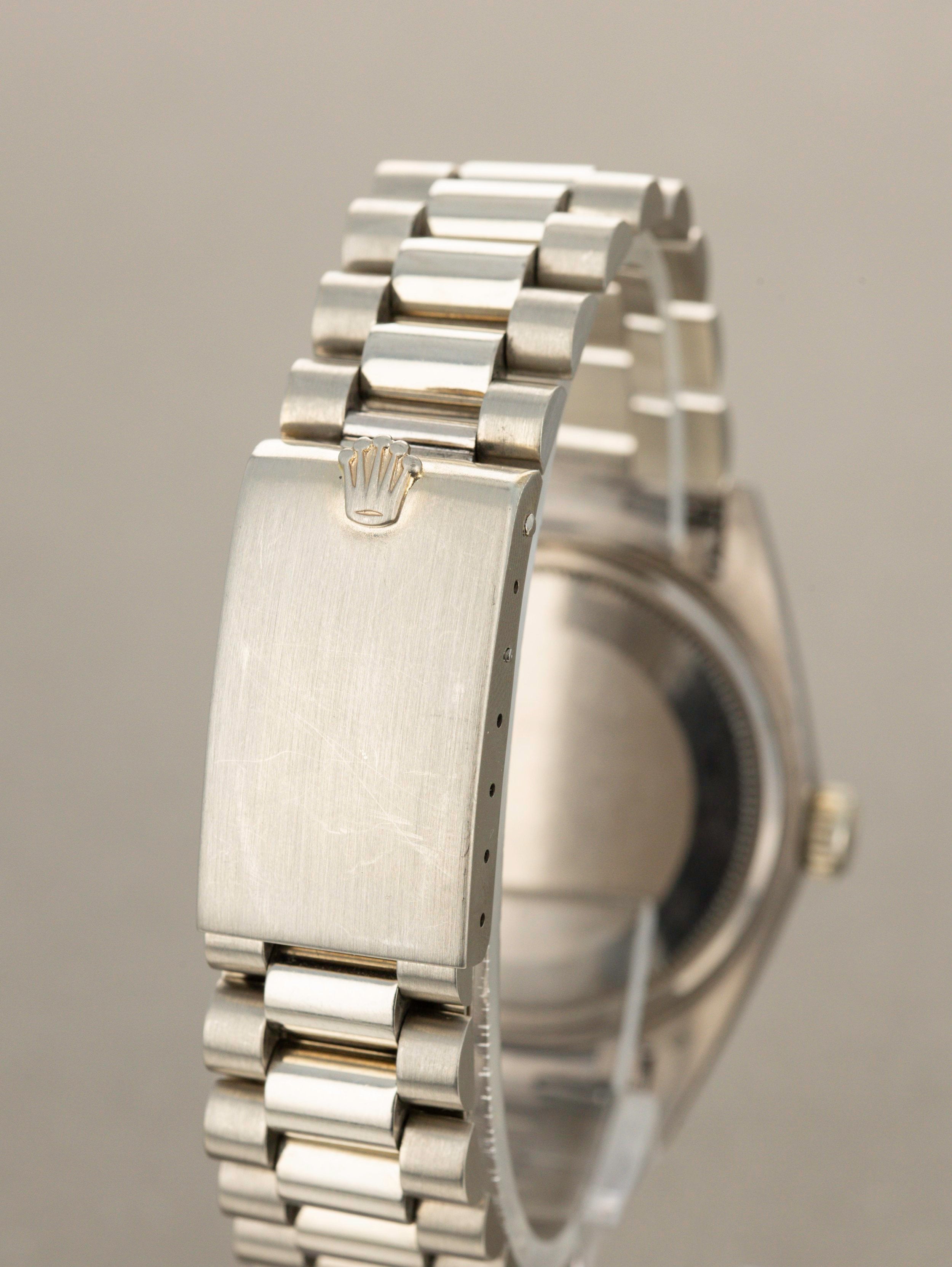 Rolex Day-Date Ref 1803 White Gold Non-Luminous Diamond Dial