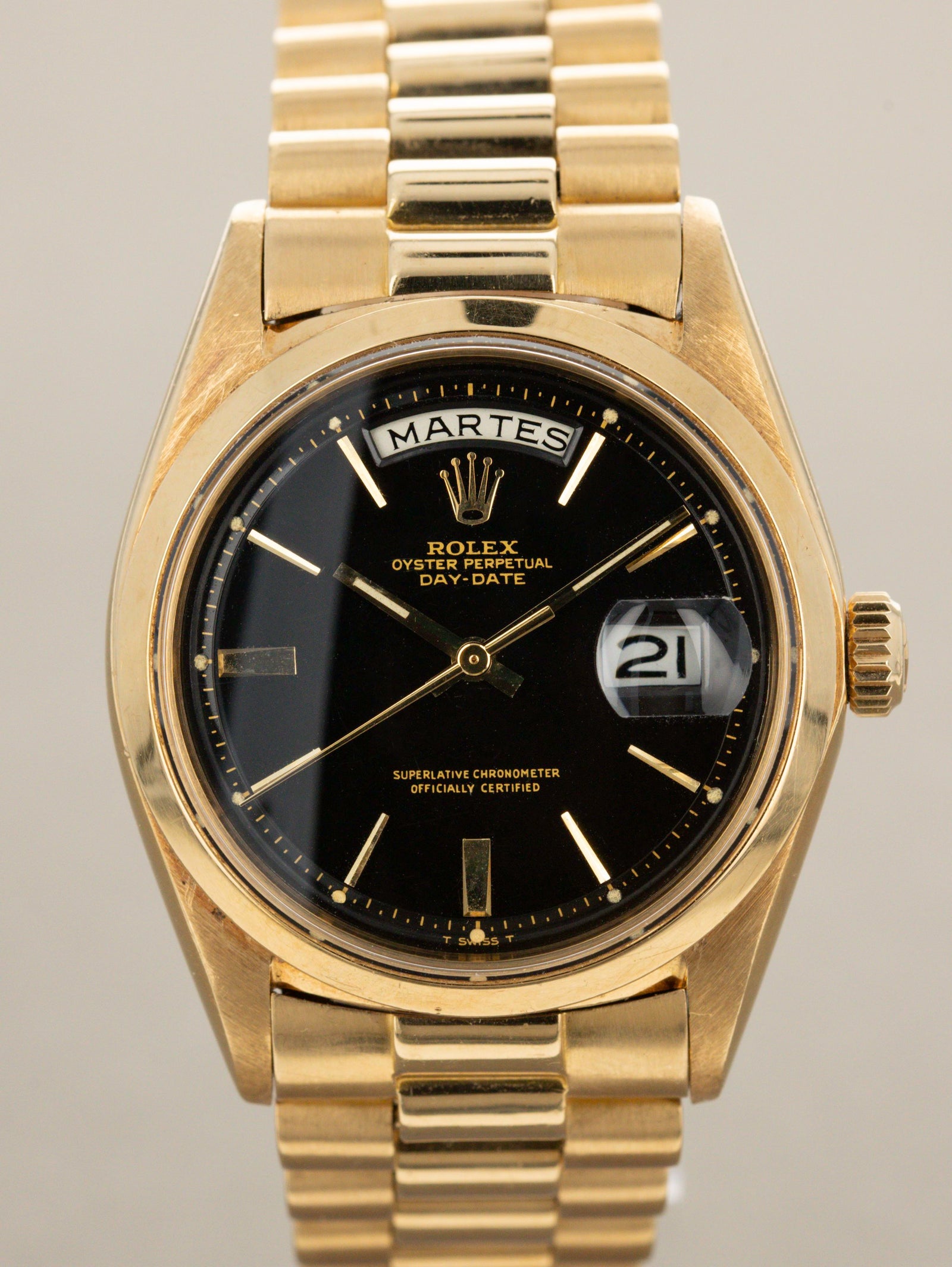 Rolex Day-Date Ref. 1802 - Black Gilt Dial