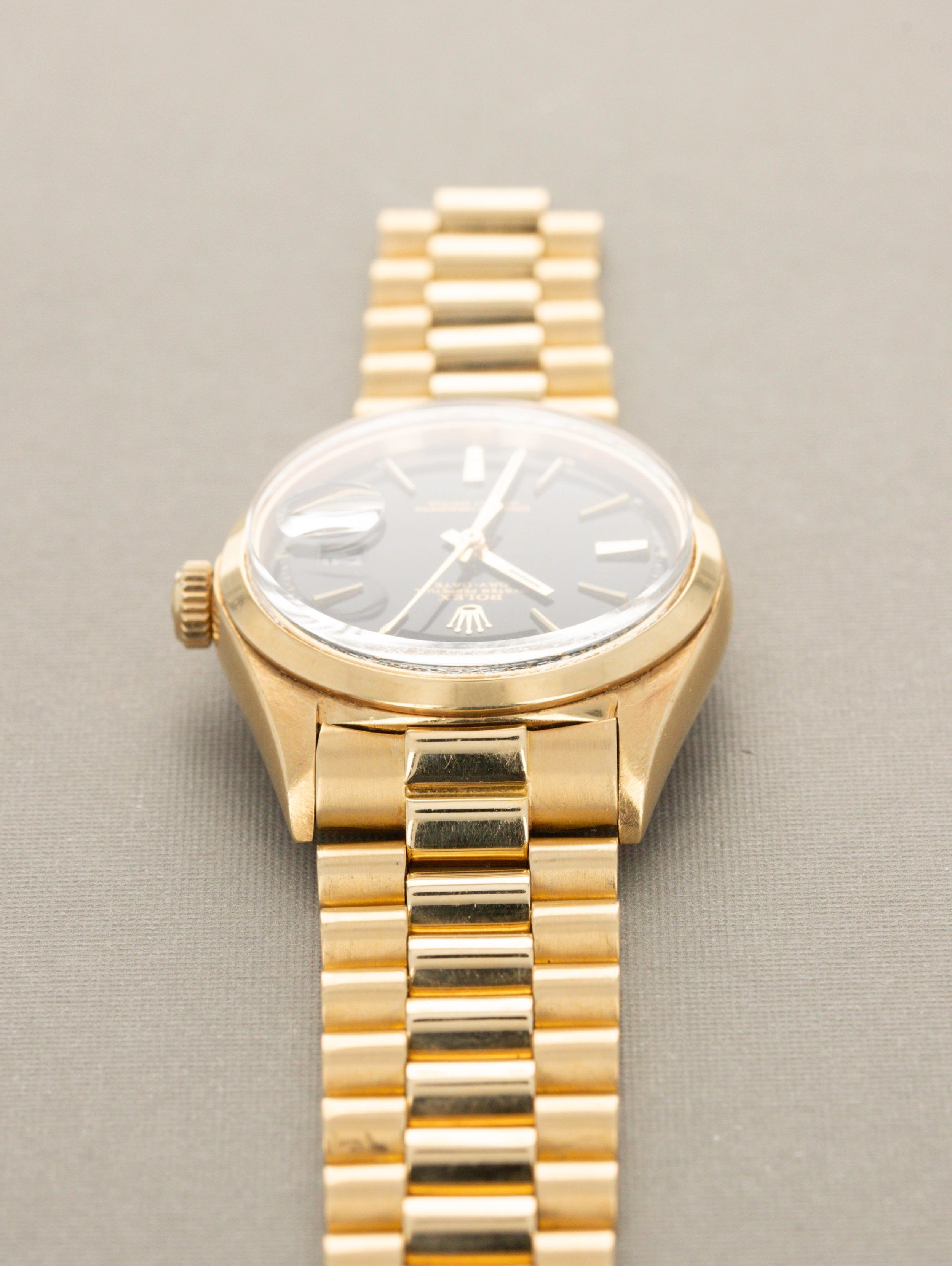 Rolex Day-Date Ref. 1802 - Black Gilt Dial