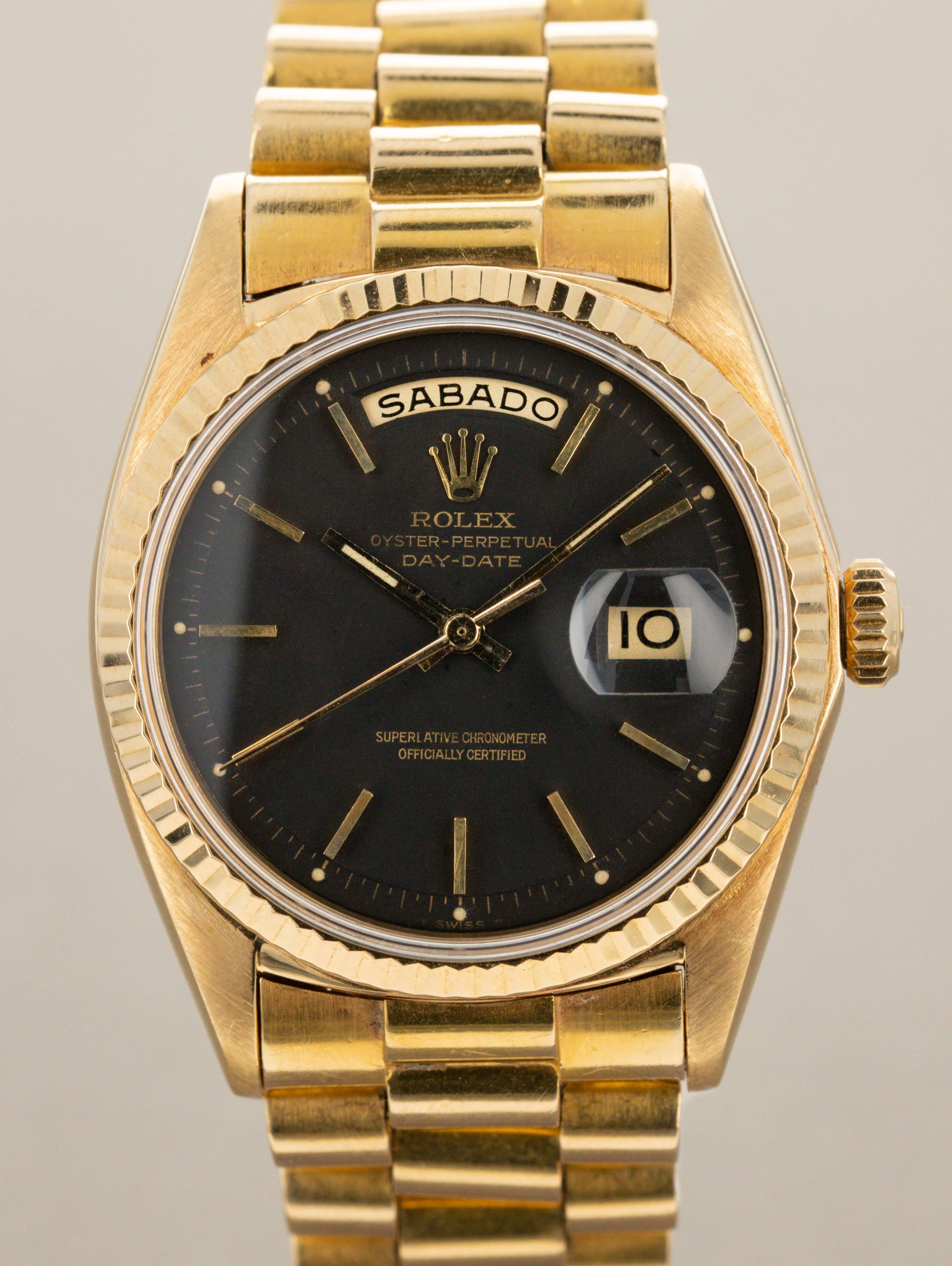 Rolex Day-Date Ref. 1803 - Matte Black Dial