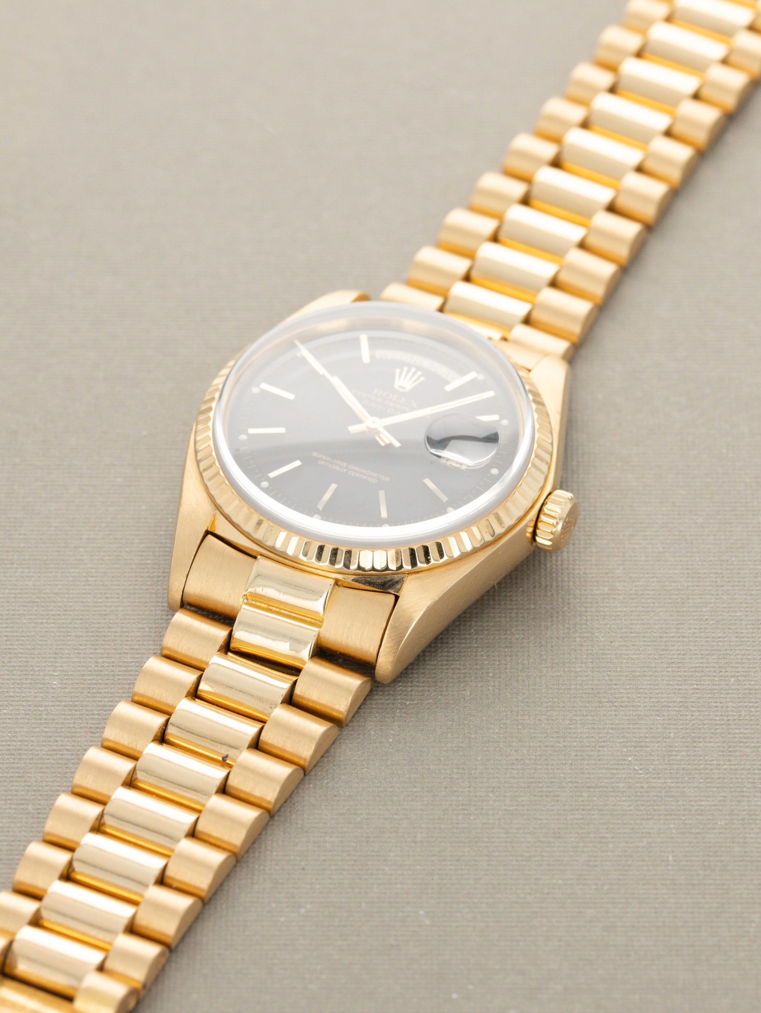Rolex Day-Date Ref. 1803 - Matte Black Dial