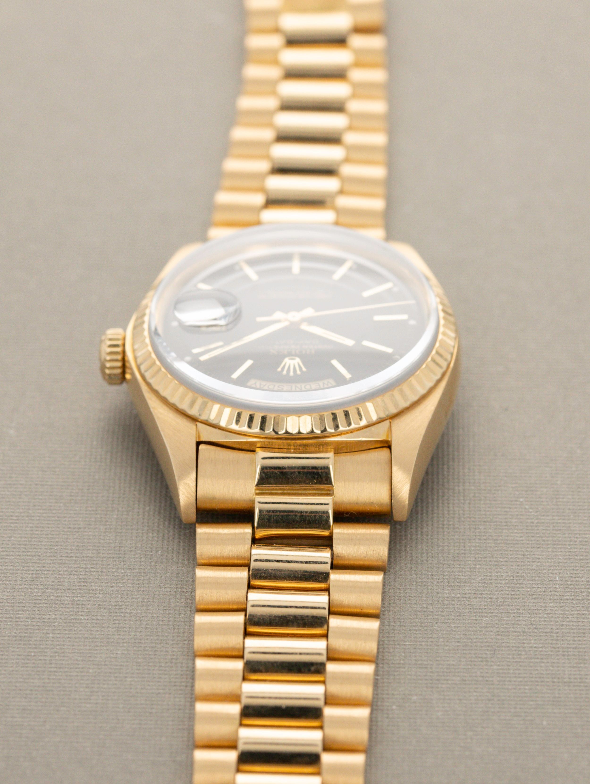Rolex Day-Date Ref. 1803 - Matte Black Dial