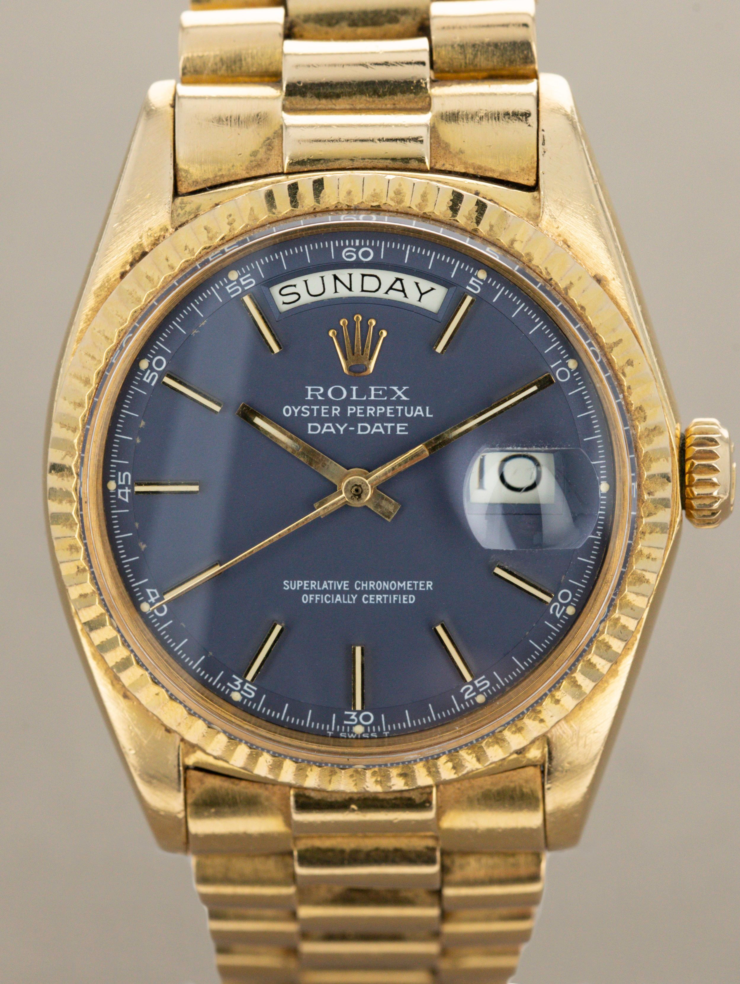 Rolex Day-Date Ref. 1803 - Blue Minute Dial
