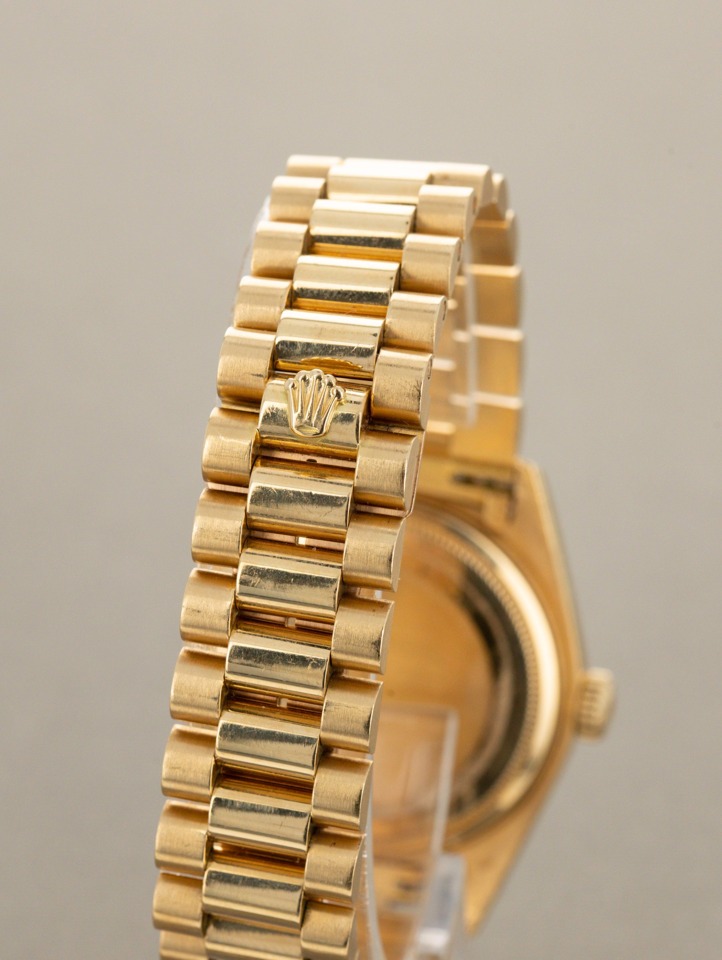 Rolex Day-Date Ref. 18038 - Blue Sunburst Dial, Original Owner Watch