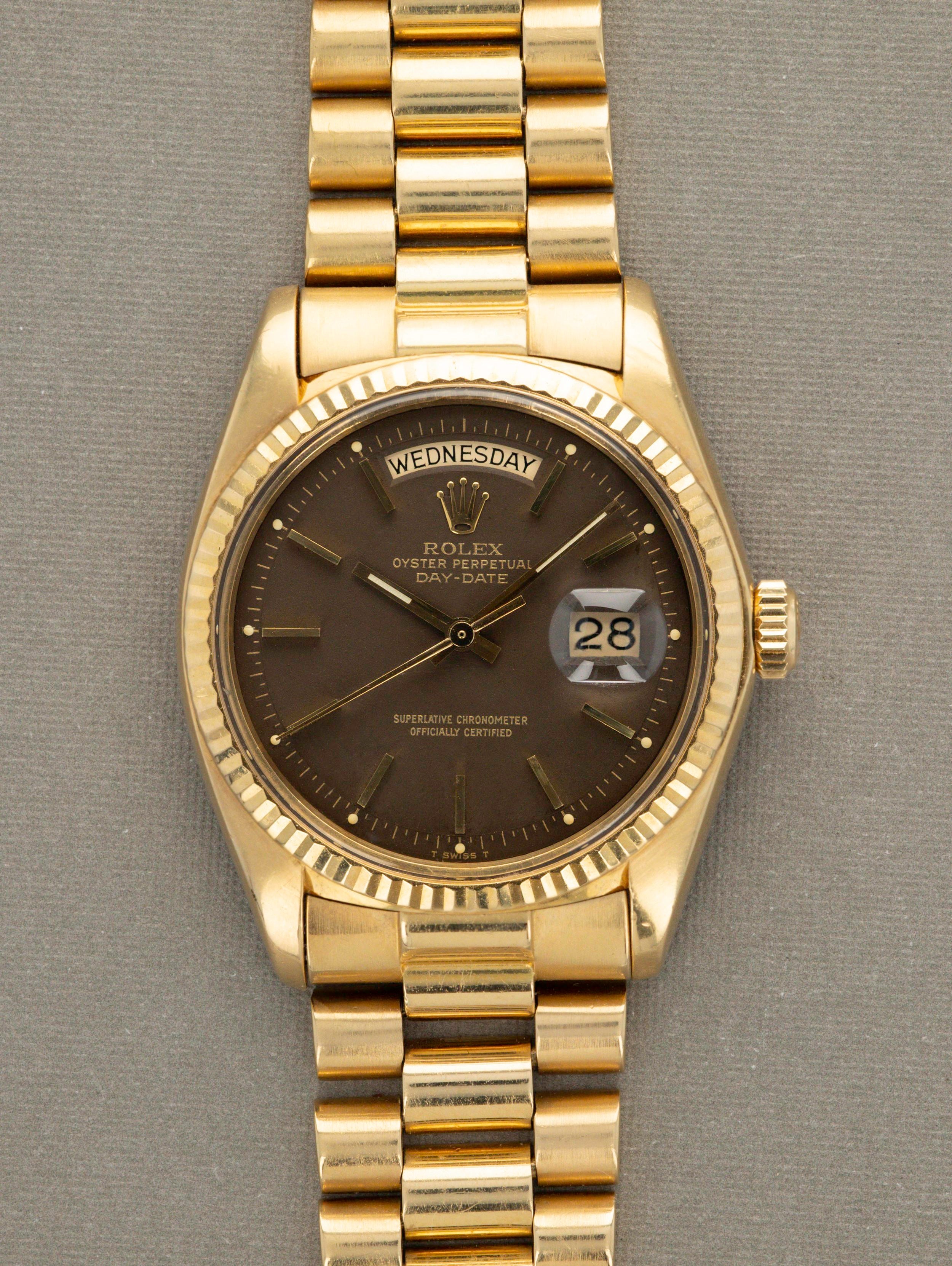 Rolex Day-Date Ref. 1803 - Matte Brown Dial