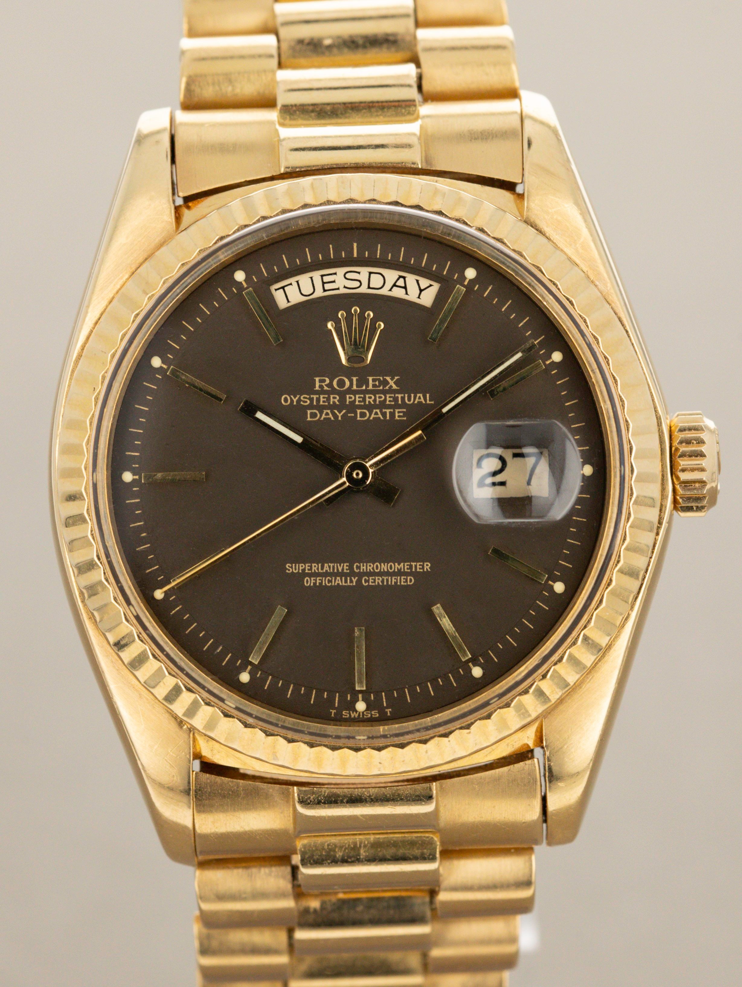 Rolex Day-Date Ref. 1803 - Matte Brown Dial