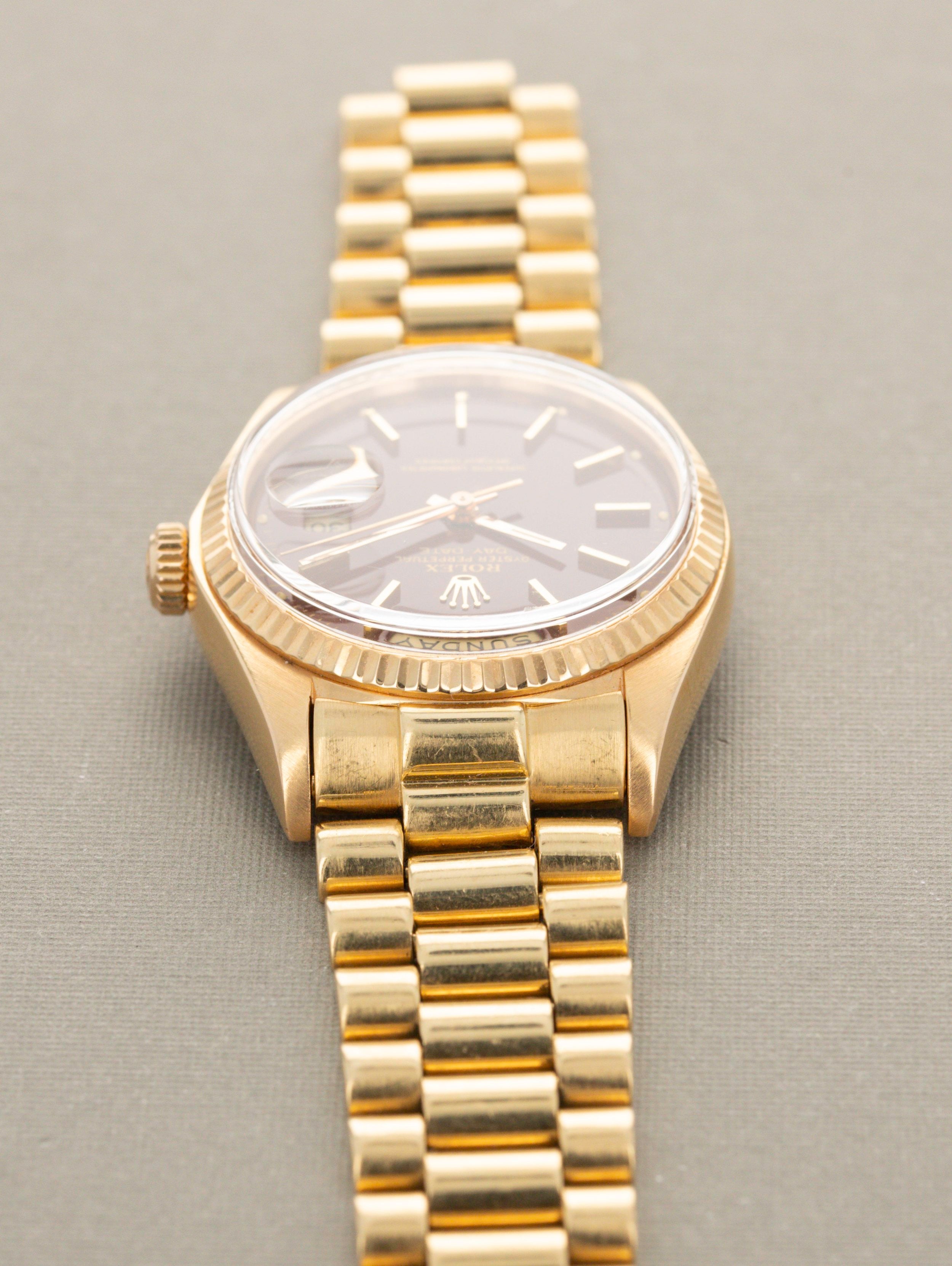 Rolex Day-Date Ref. 1803 - Oxblood Stella Dial