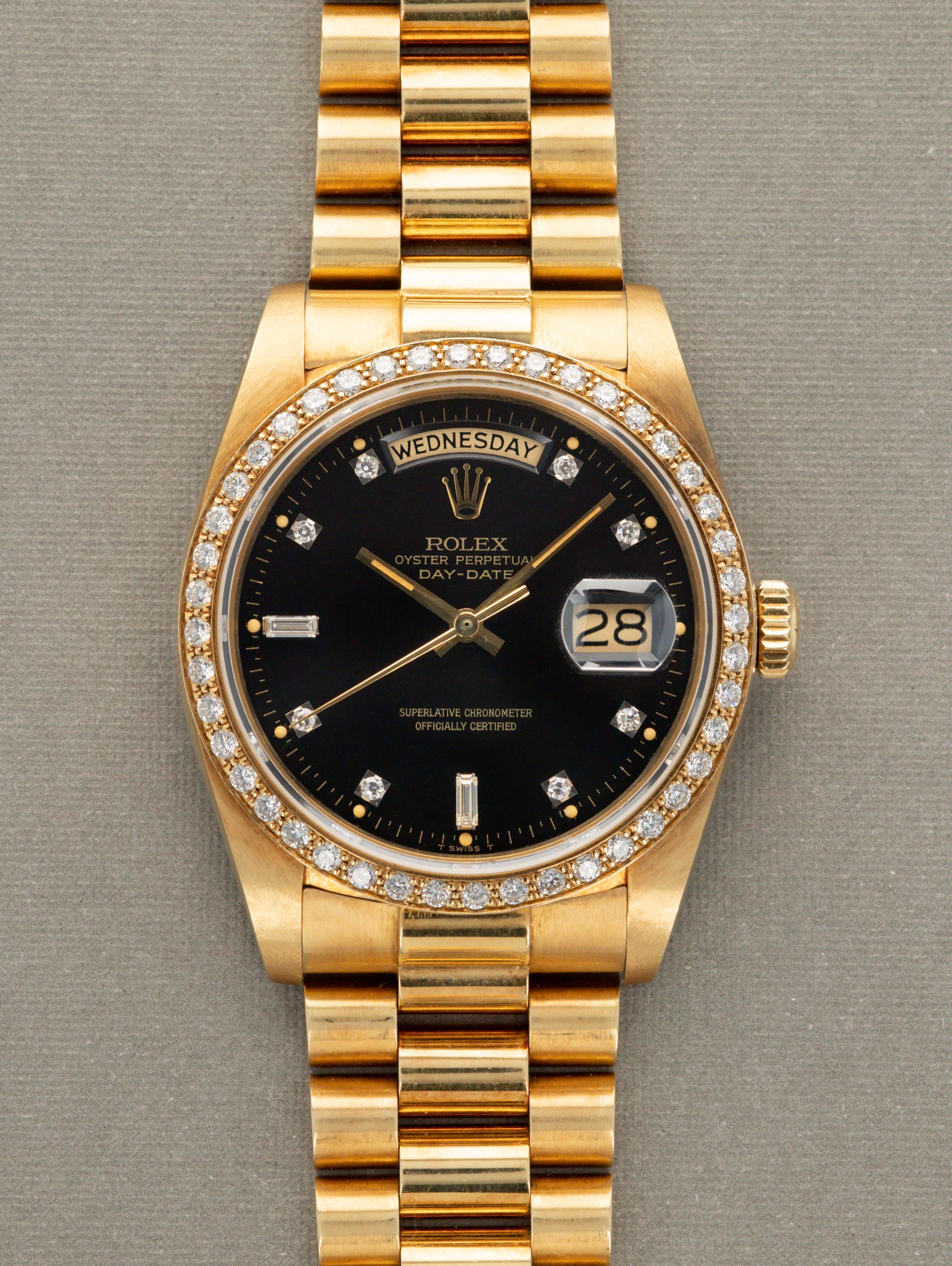 Rolex Day-Date Ref. 18048 - 'Black Diamond'