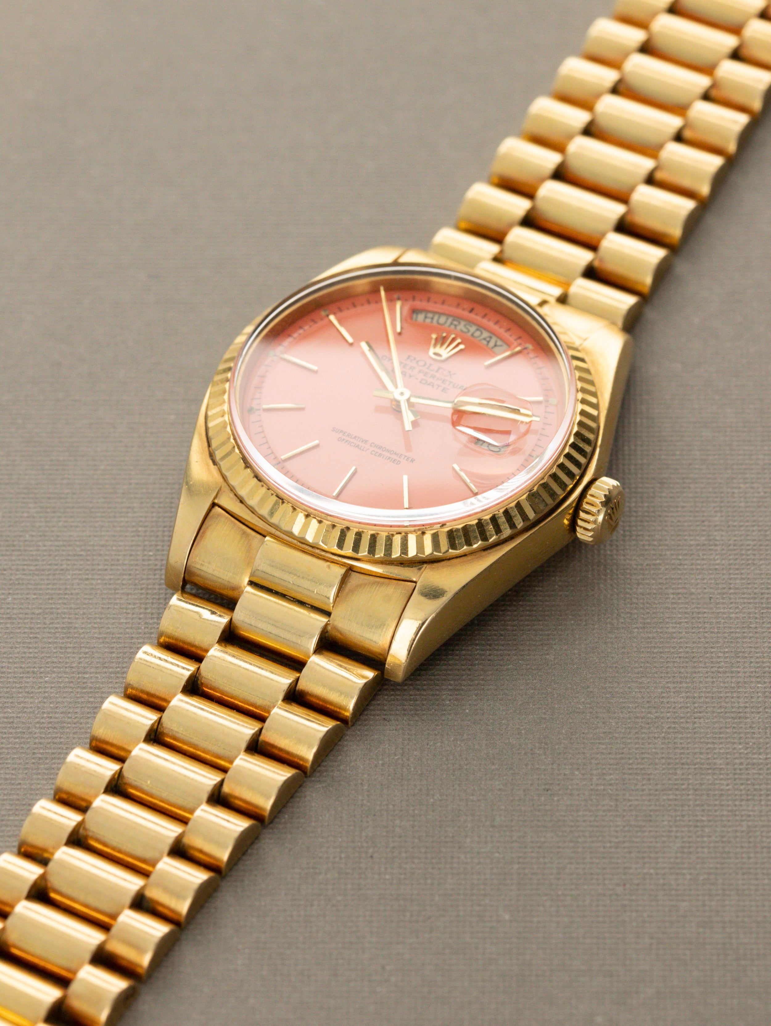 Rolex Day-Date Ref. 1803 - Salmon Stella Dial