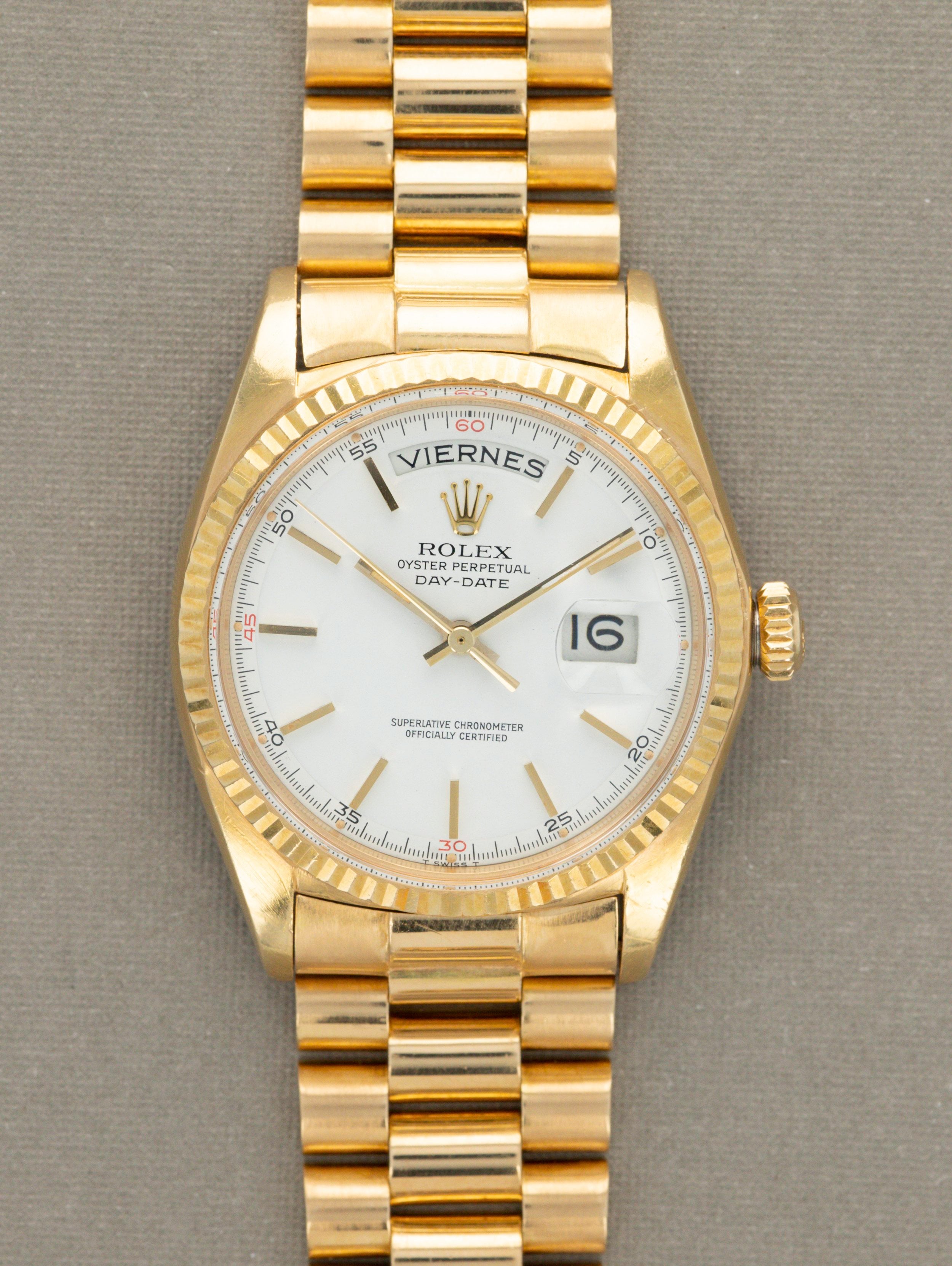 Rolex Day-Date Ref. 1803 - Red Quarter Dial