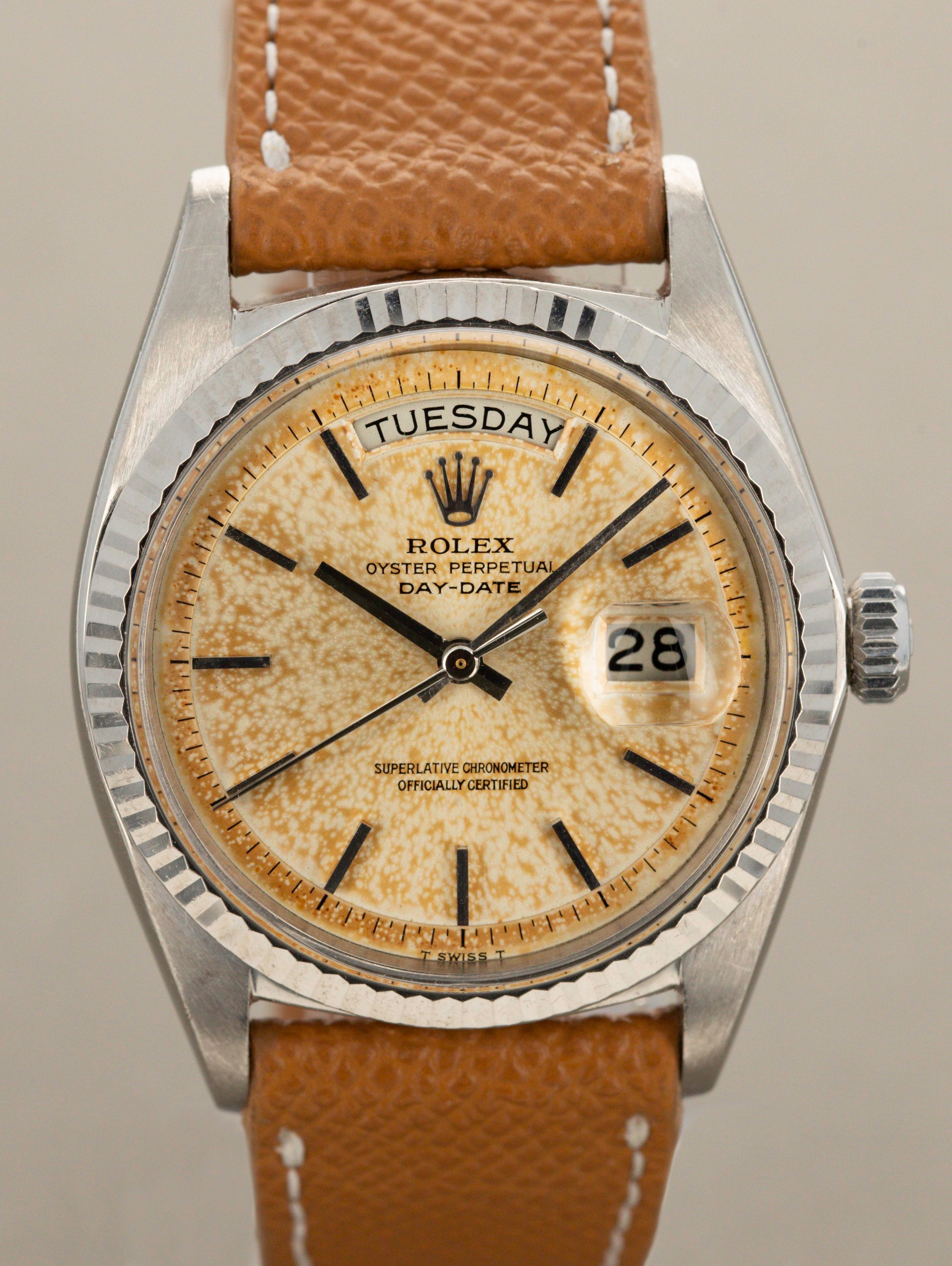 Rolex Day-Date Ref 1803 - White Gold Patina Dial