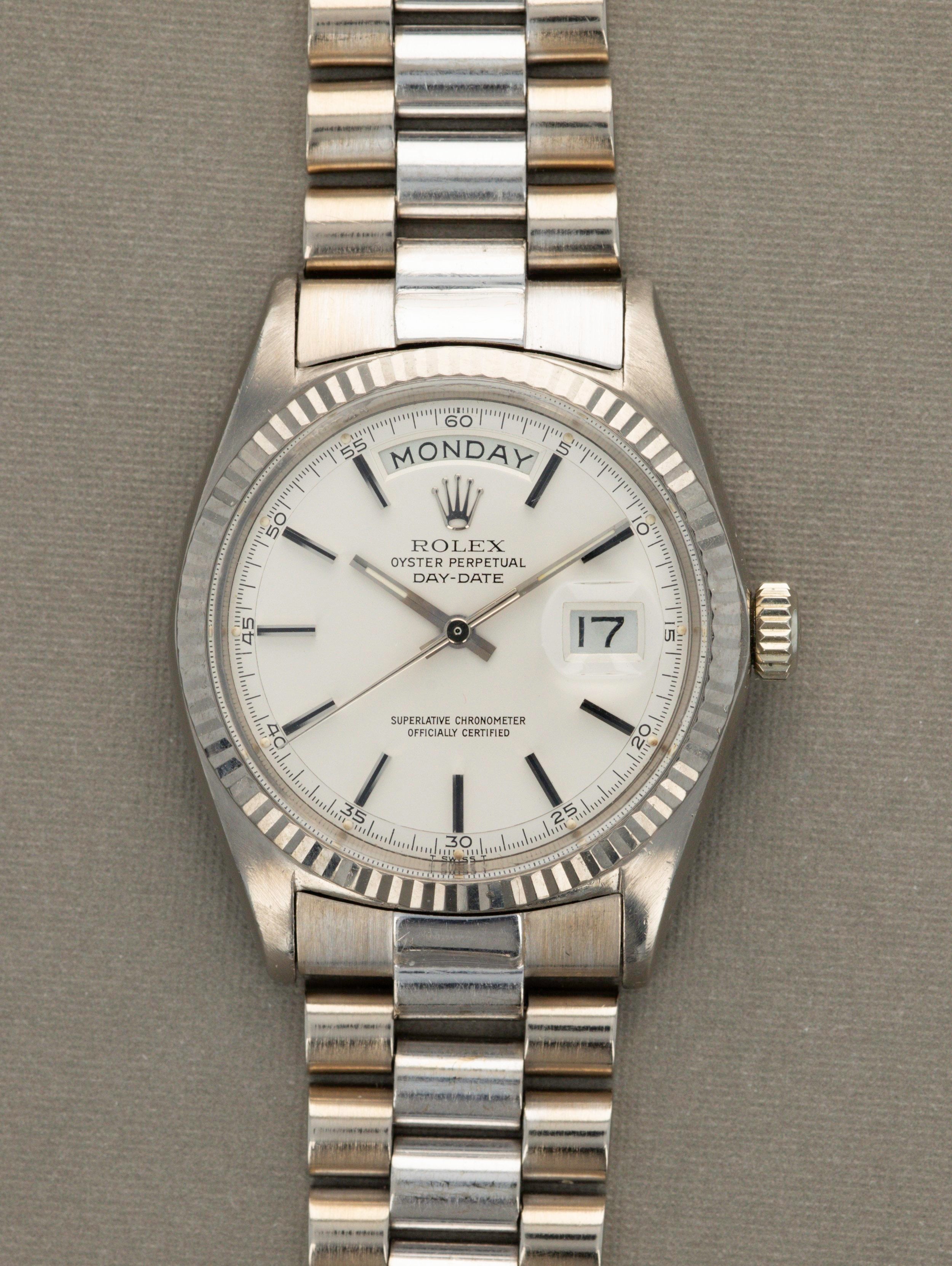 Rolex Day-Date Ref. 1803 White Gold Minute Track