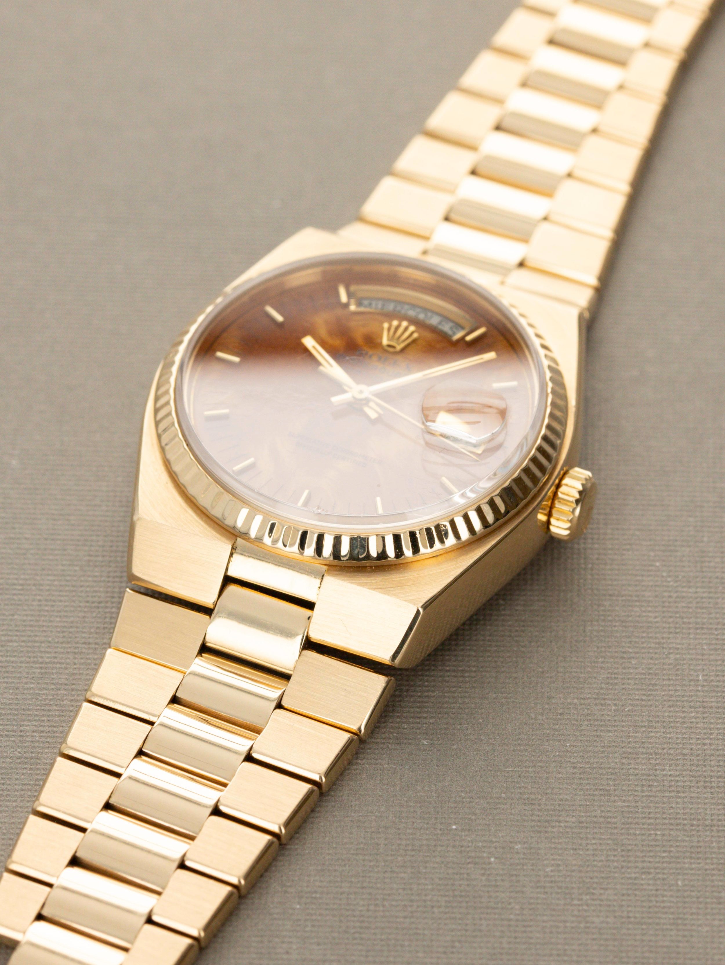 Rolex Oysterquartz Day-Date Ref. 19018 - Birchwood Dial