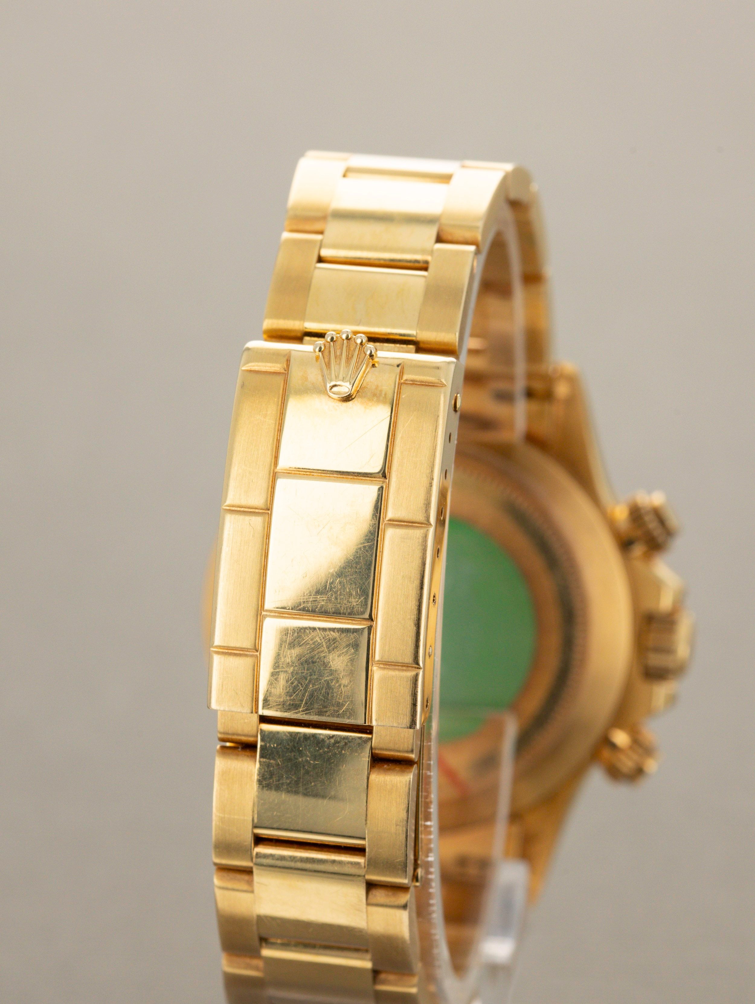 Rolex Cosmograph Daytona Ref. 16528 - Gold Zenith Daytona Unpolished