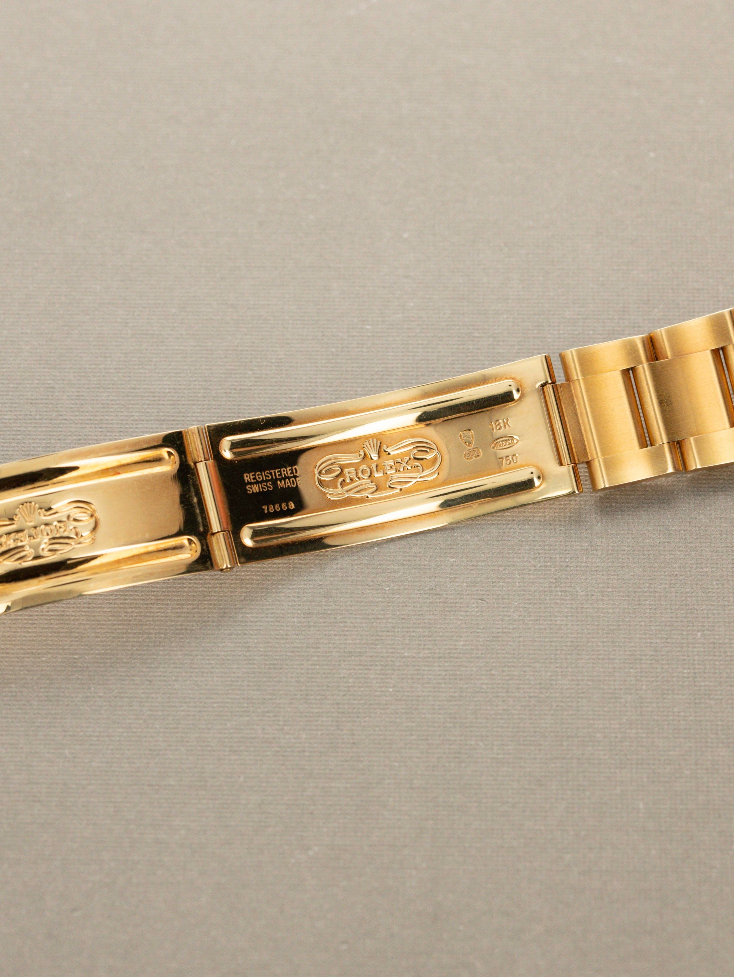 Rolex Cosmograph Daytona Ref. 16528 - Gold Zenith Daytona Unpolished