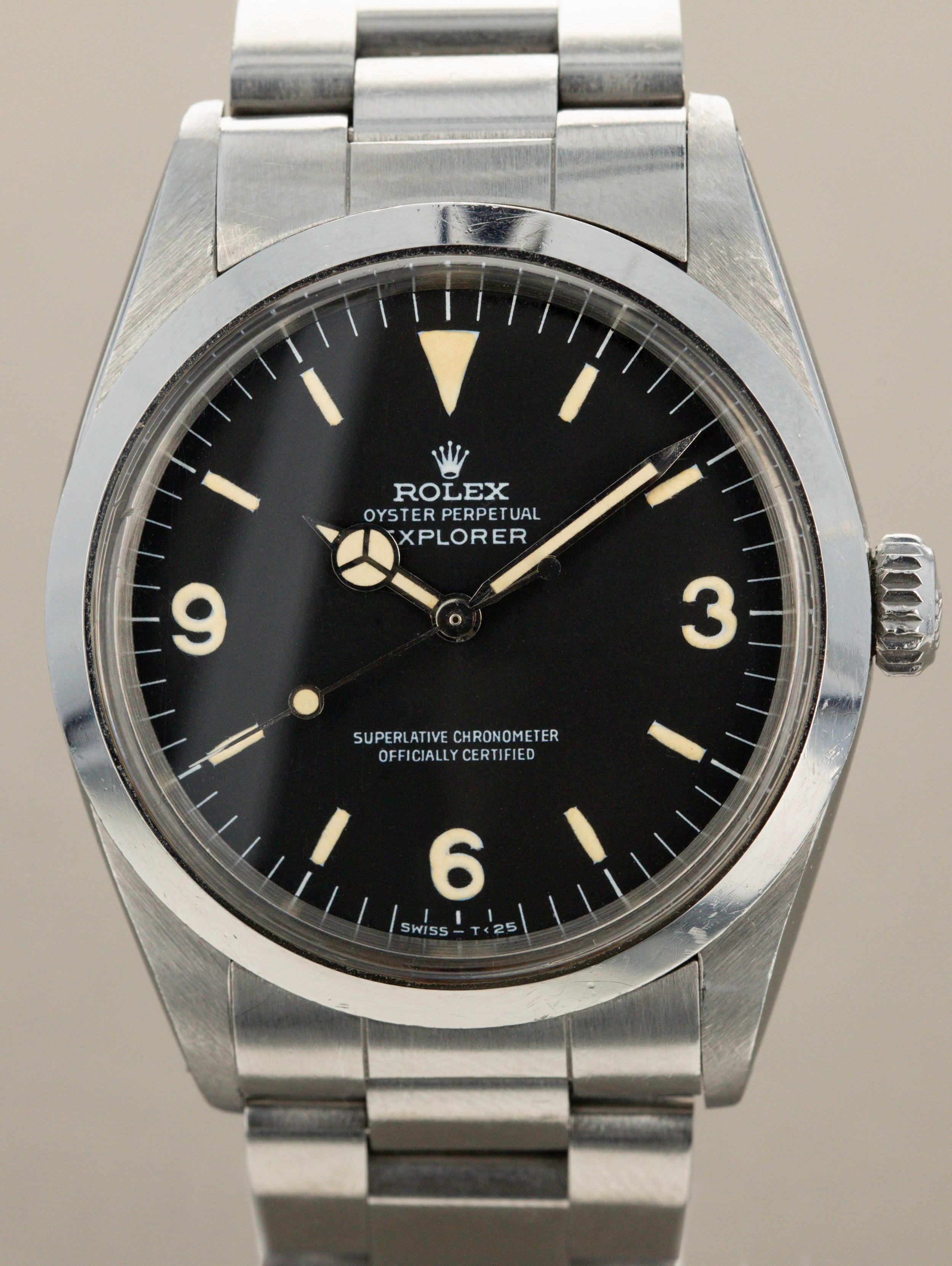 Rolex Explorer I Ref. 1016 - Mk 1 Dial 'Frog Foot'