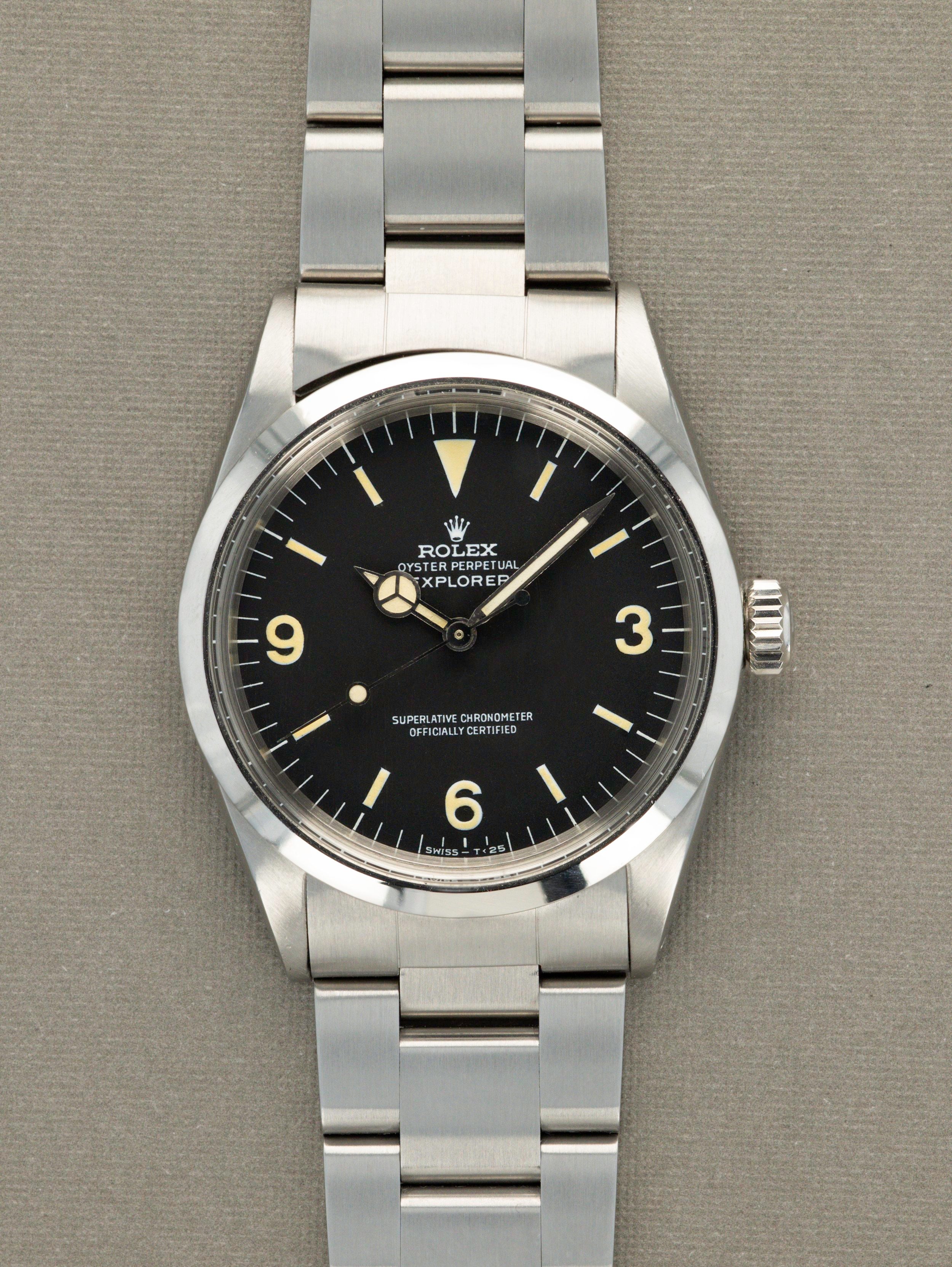Rolex Explorer I Ref. 1016 - Rolex Service Card