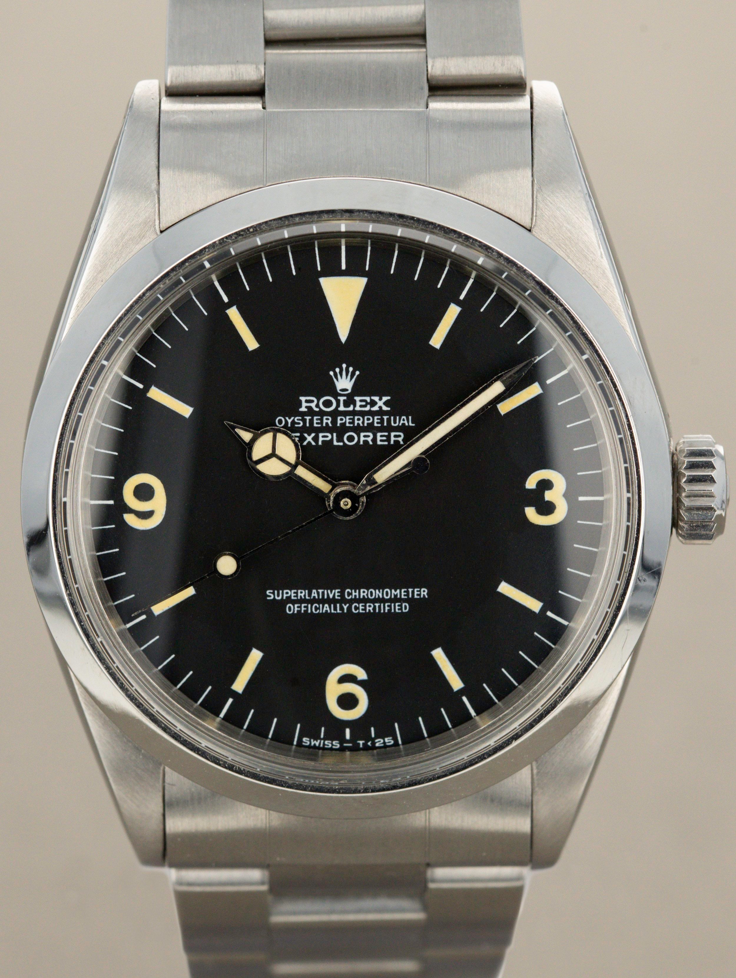 Rolex Explorer I Ref. 1016 - Rolex Service Card