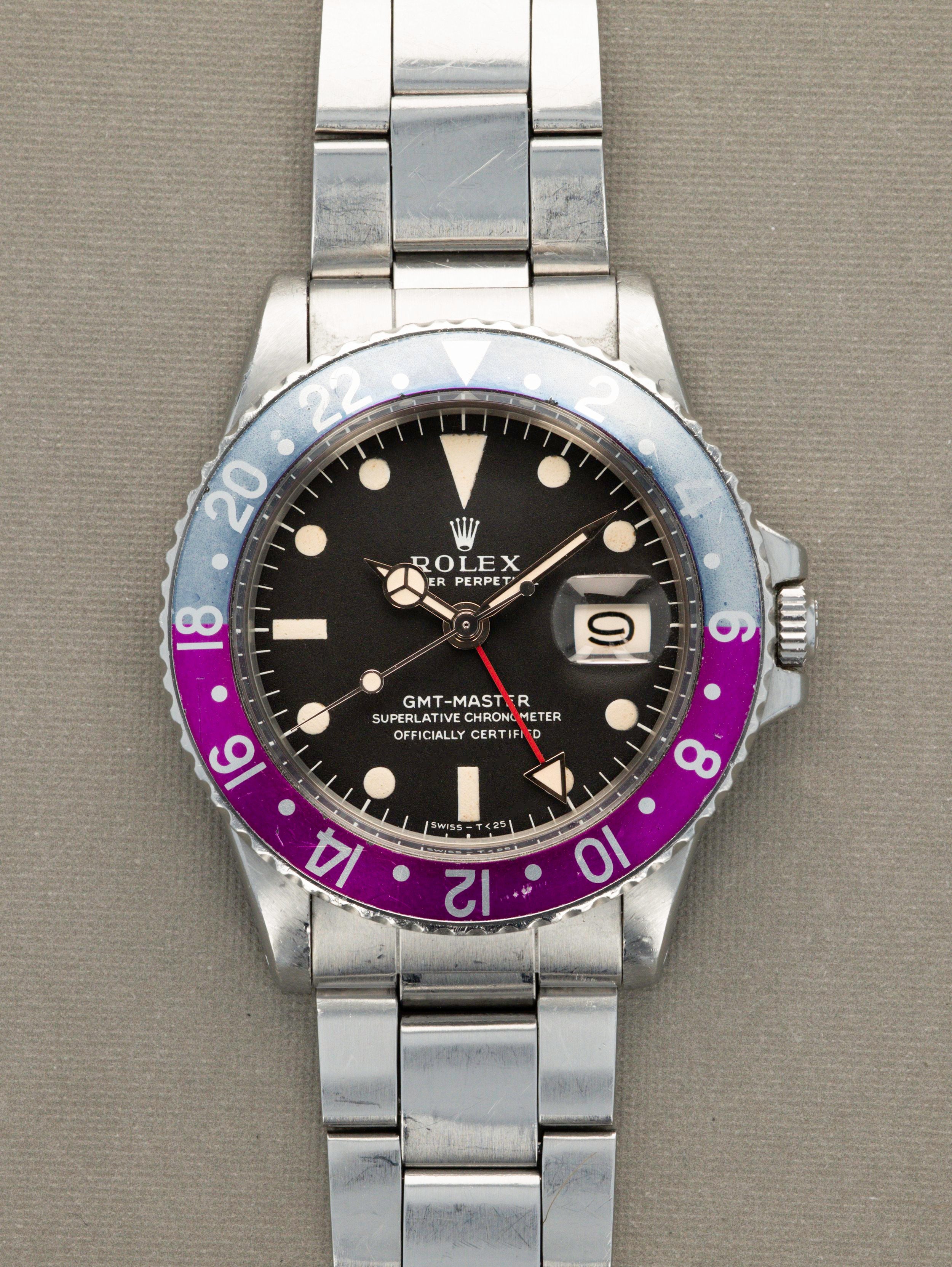 Rolex GMT-Master Ref. 1675 - Fuschia Bezel