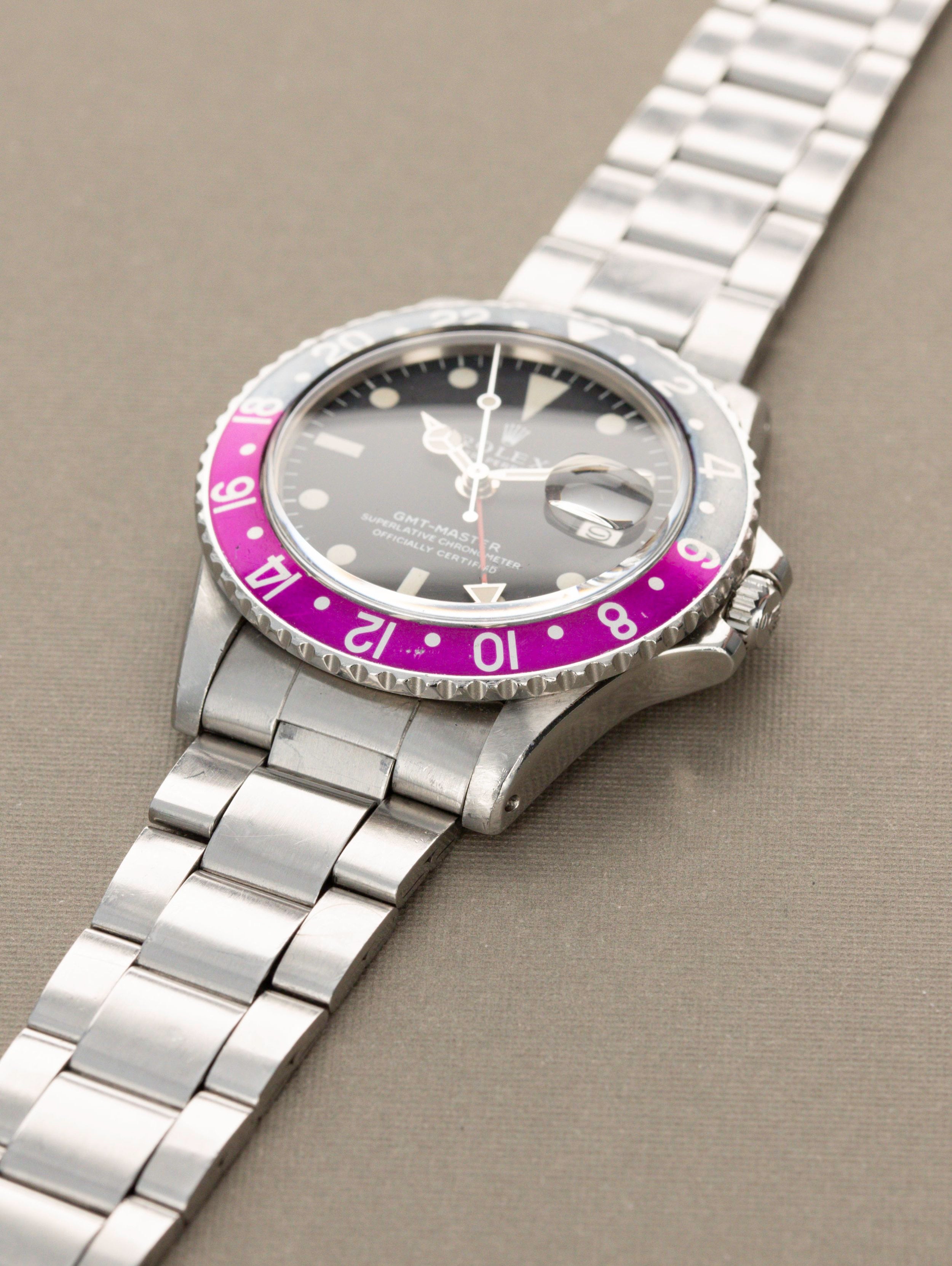 Rolex GMT-Master Ref. 1675 - Fuschia Bezel