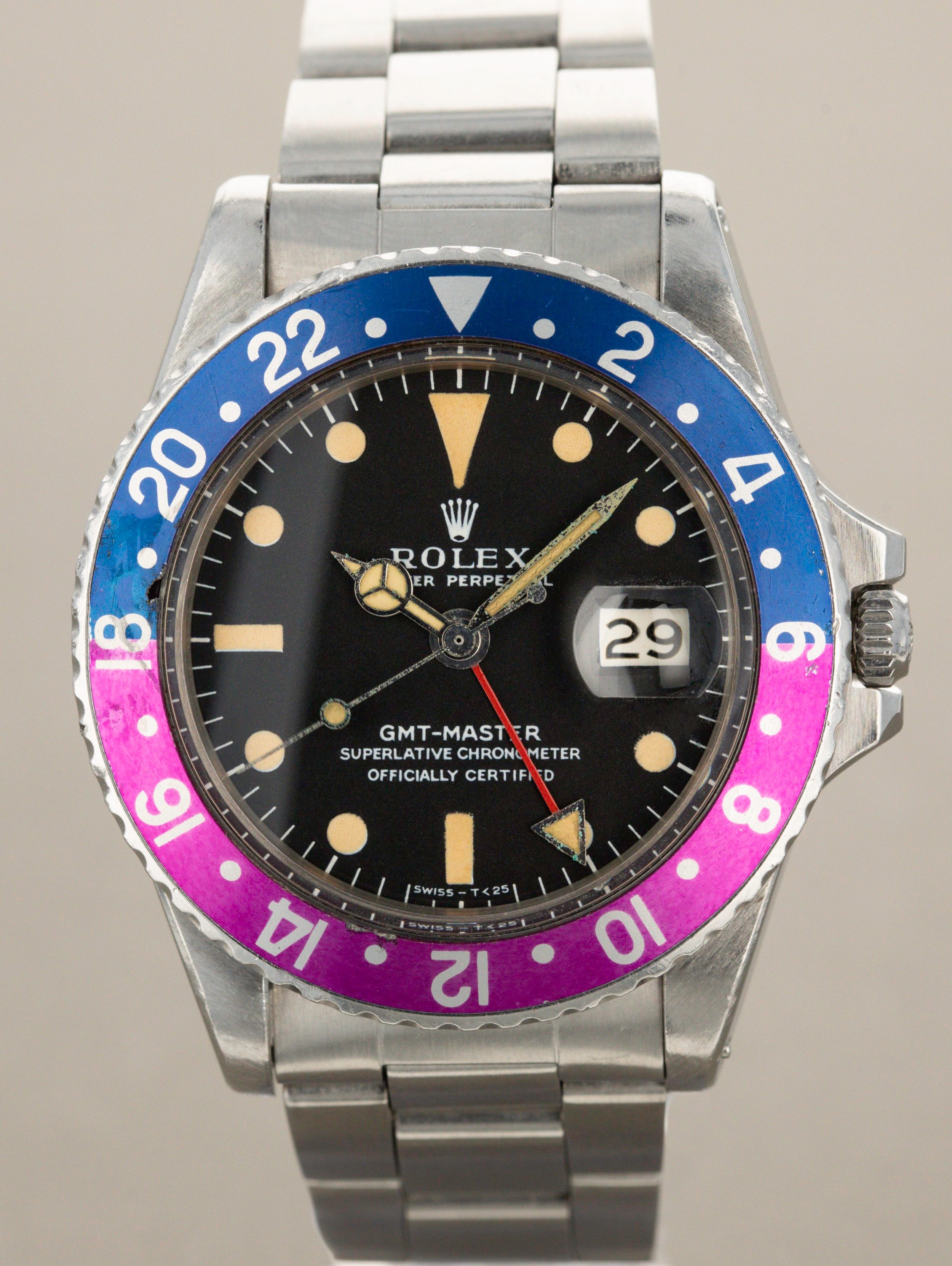 Rolex GMT-Master Ref. 1675 - MK1 'Fuchsia' Bezel